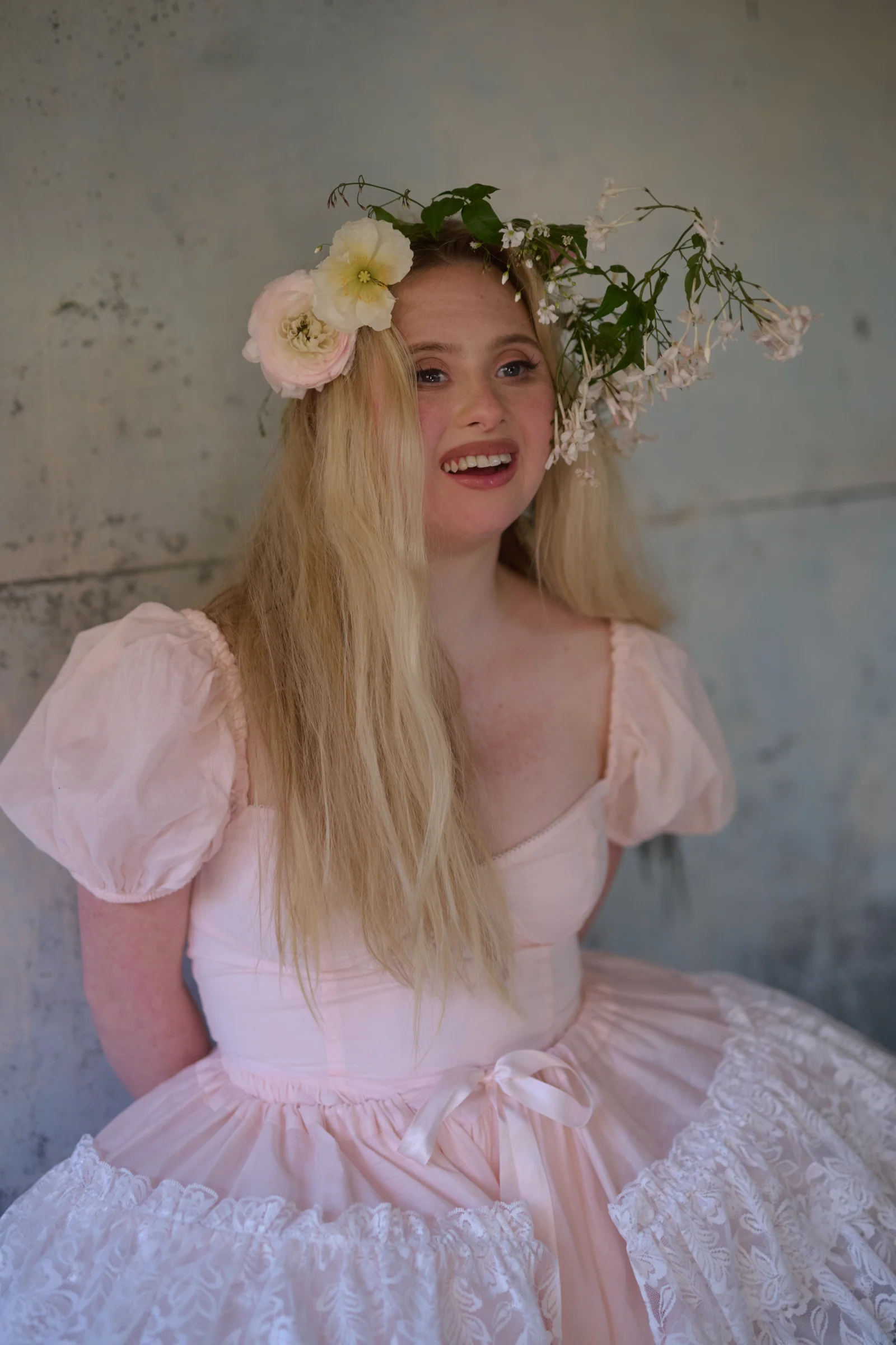 En Pointe Silk Ruffle Cage - Image 3