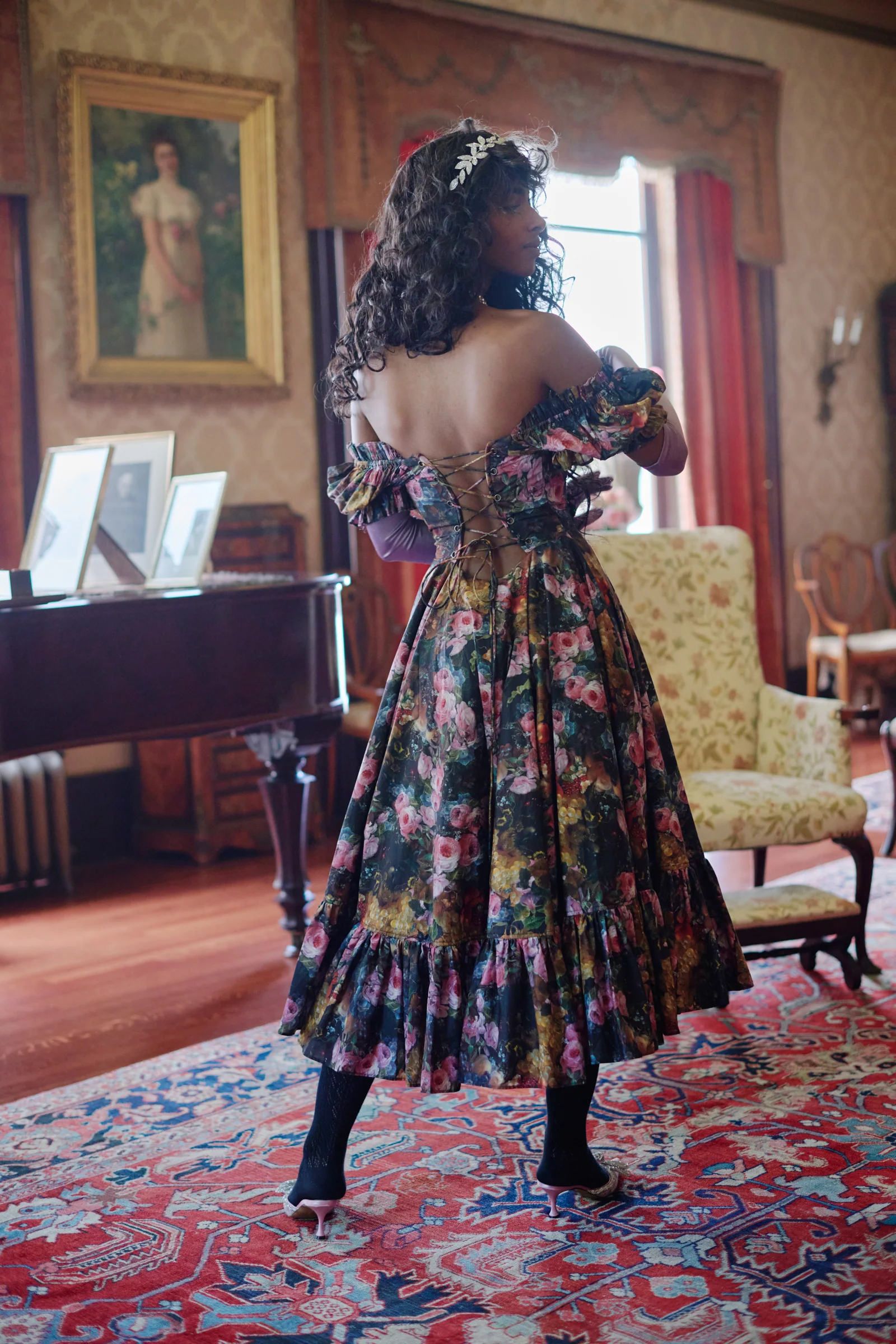 Genevieve Foxglove Dress - Image 5