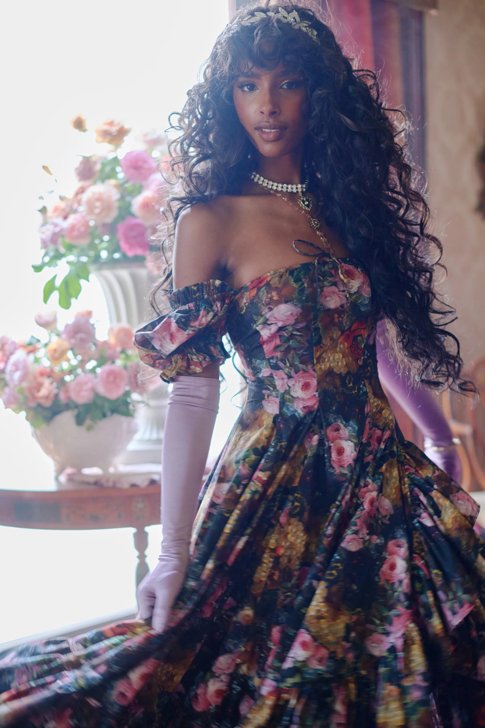 Genevieve Foxglove Dress - Image 7