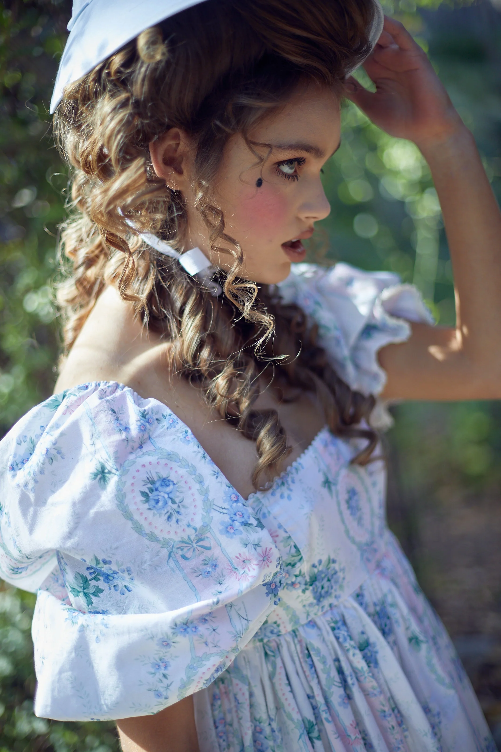 La Belle Etoile Cotton French Puff Dress - Image 10