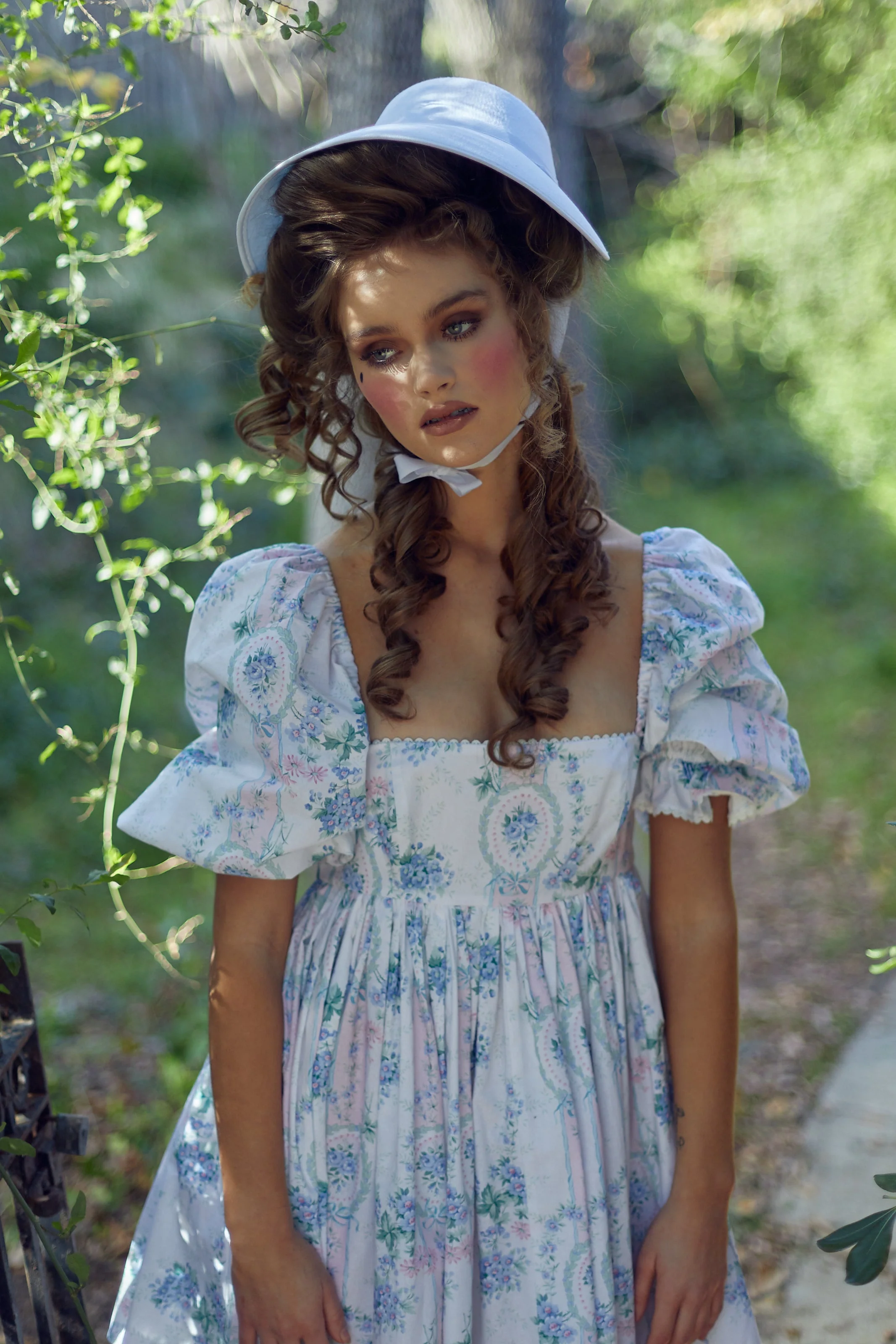 La Belle Etoile Cotton French Puff Dress - Image 11