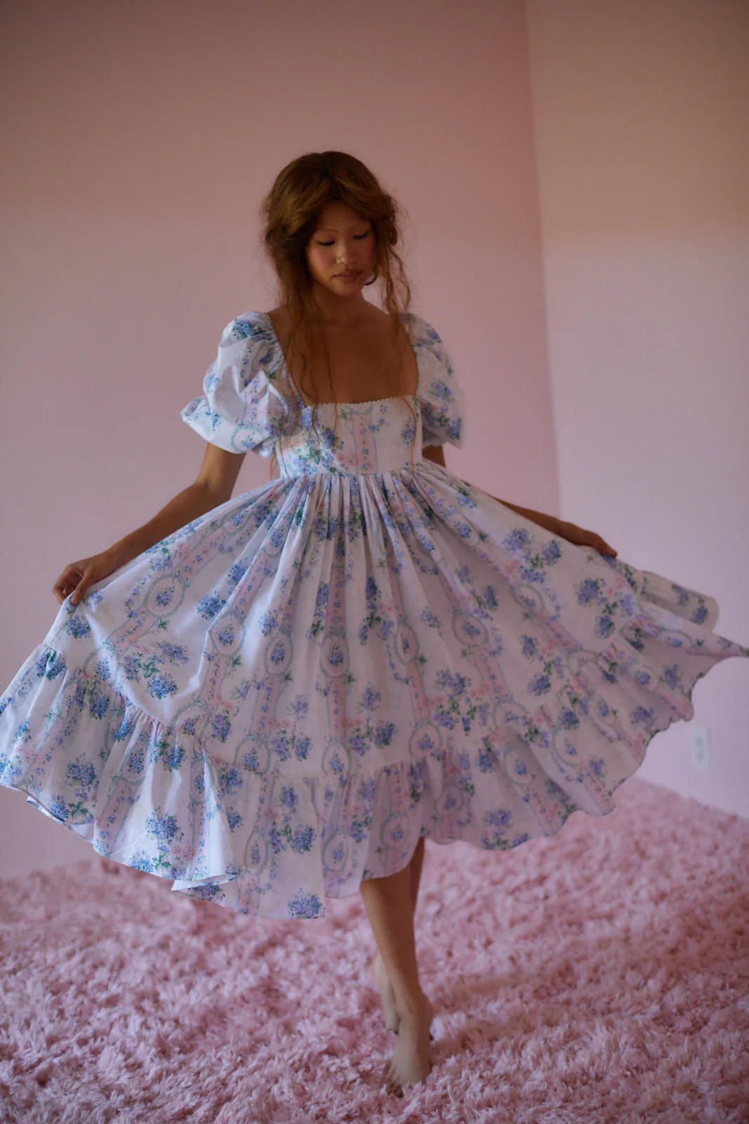 La Belle Etoile Cotton French Puff Dress - Image 6