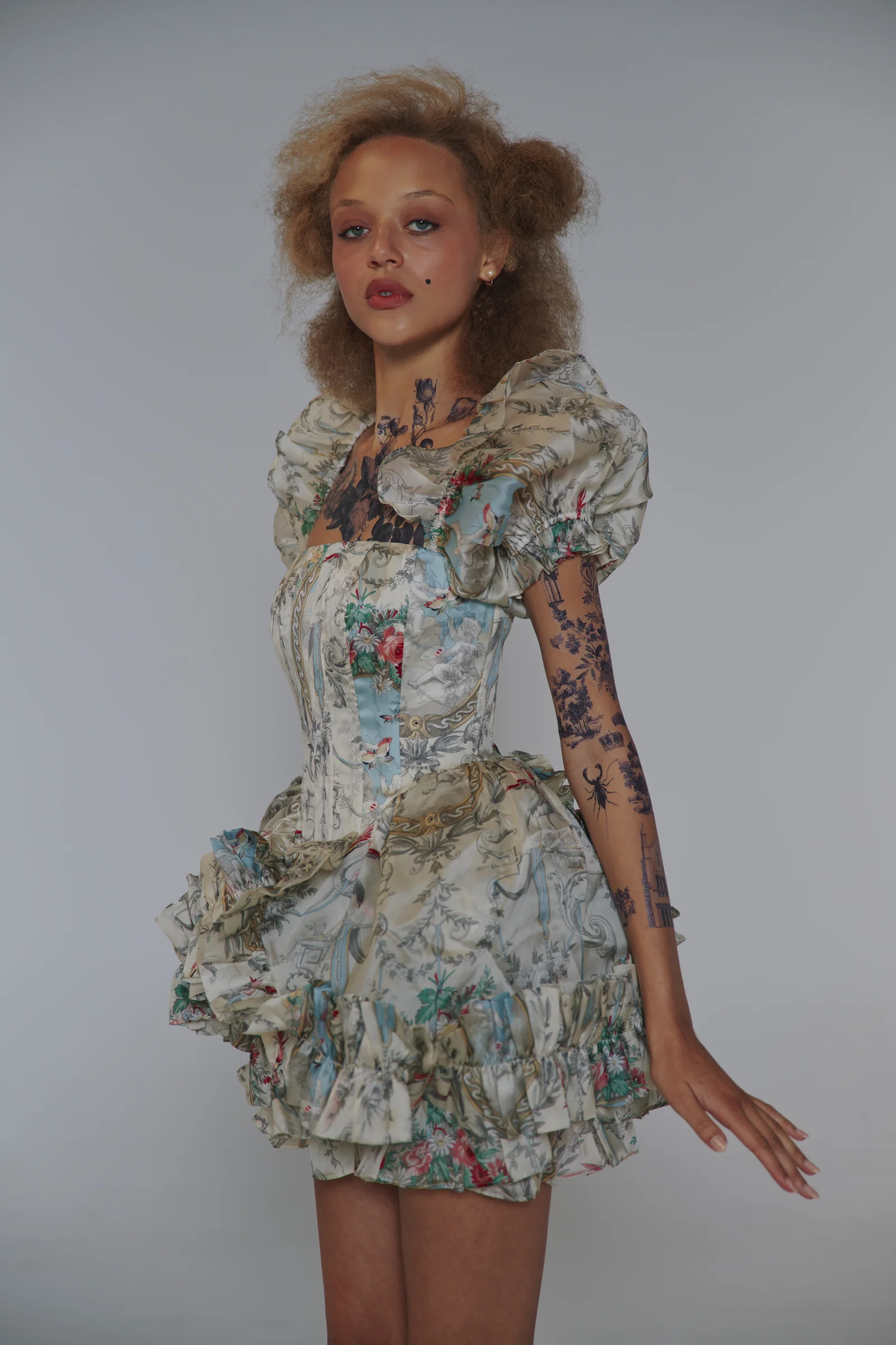 Paint the Town French Silk Countess Dress - Image 12