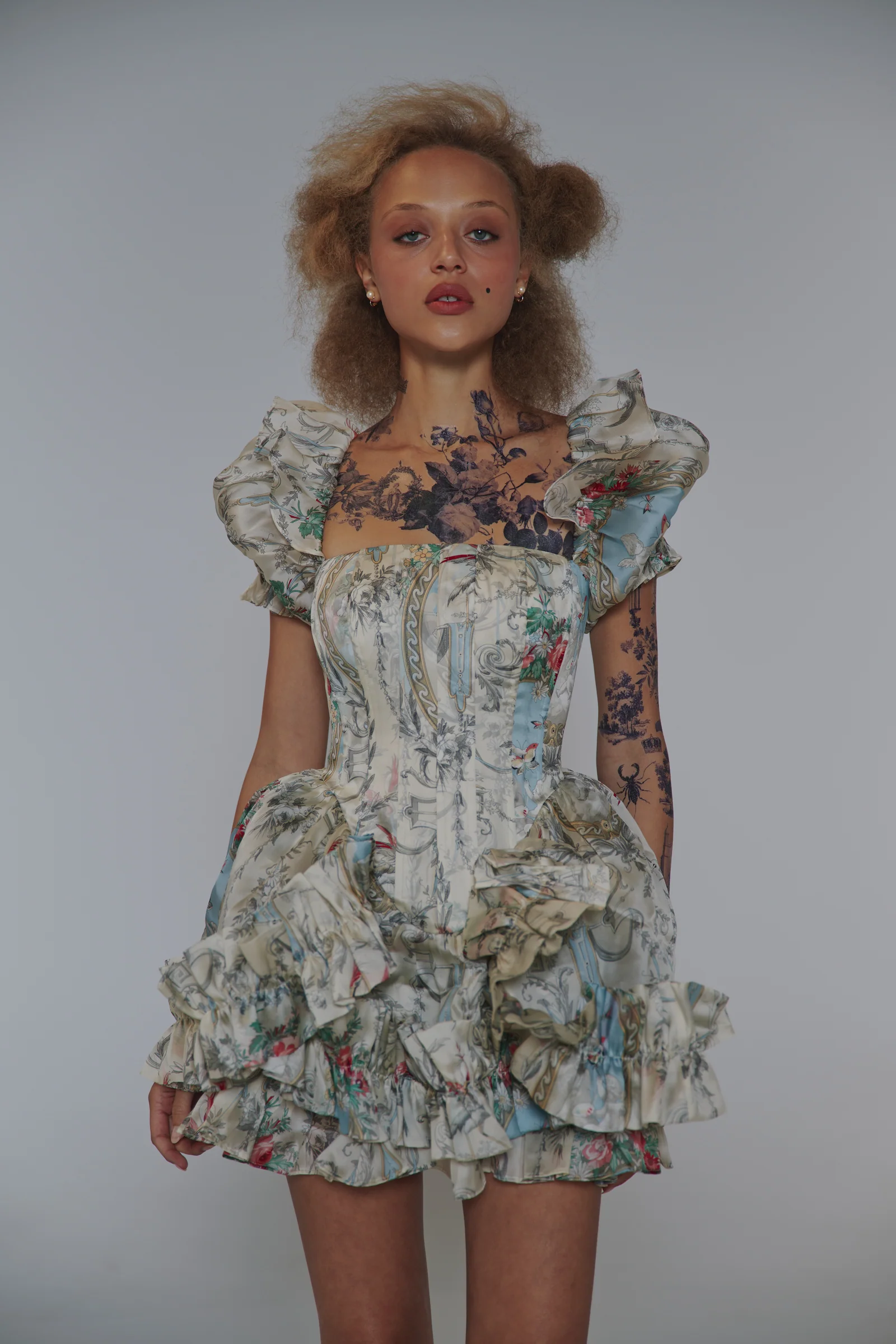 Paint the Town French Silk Countess Dress - Image 4