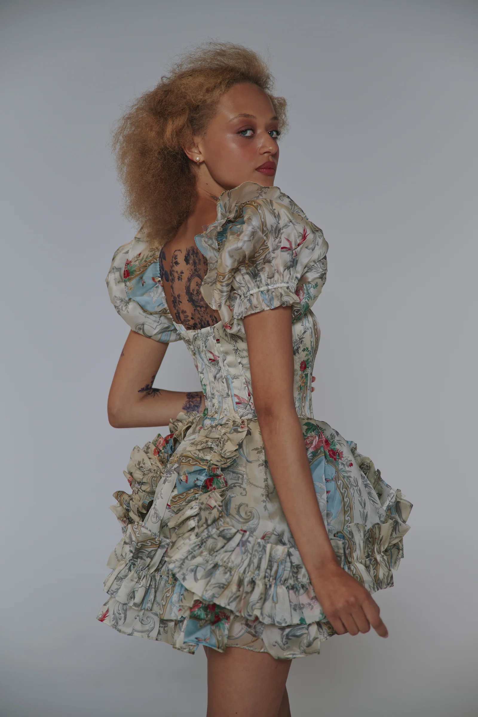 Paint the Town French Silk Countess Dress - Image 5