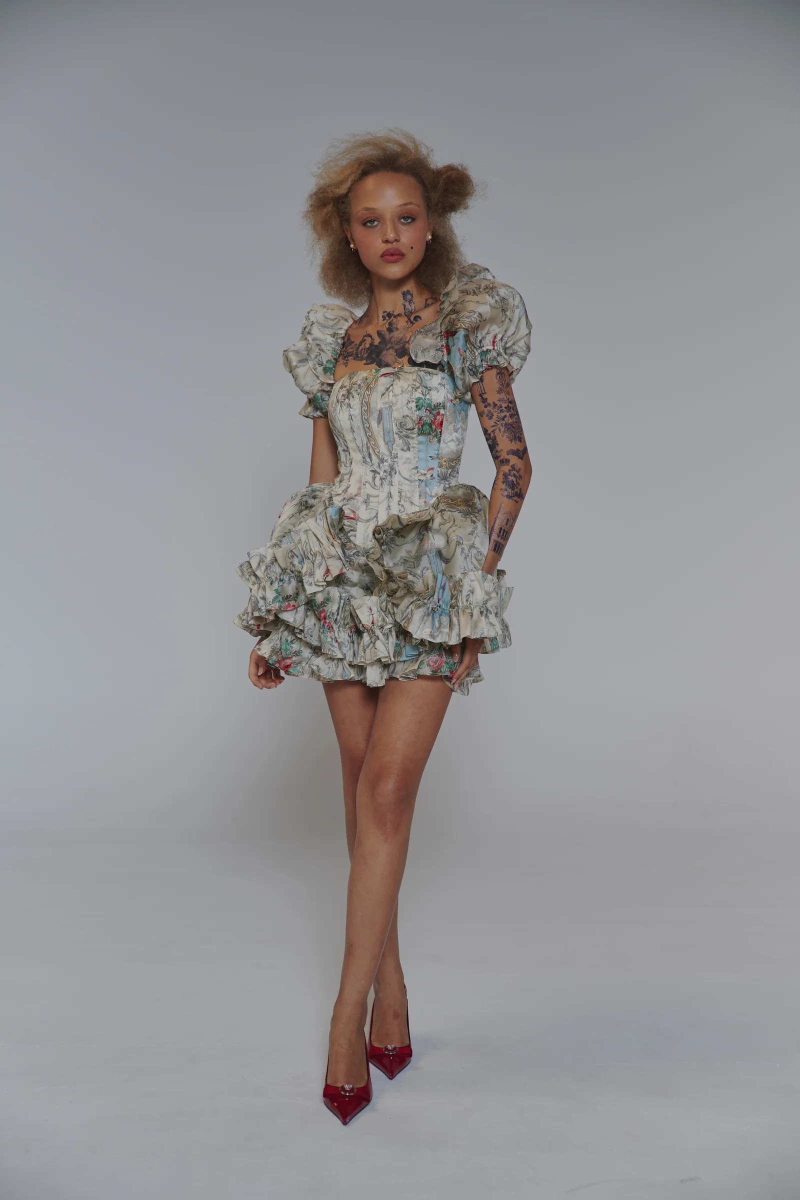 Paint the Town French Silk Countess Dress - Image 6