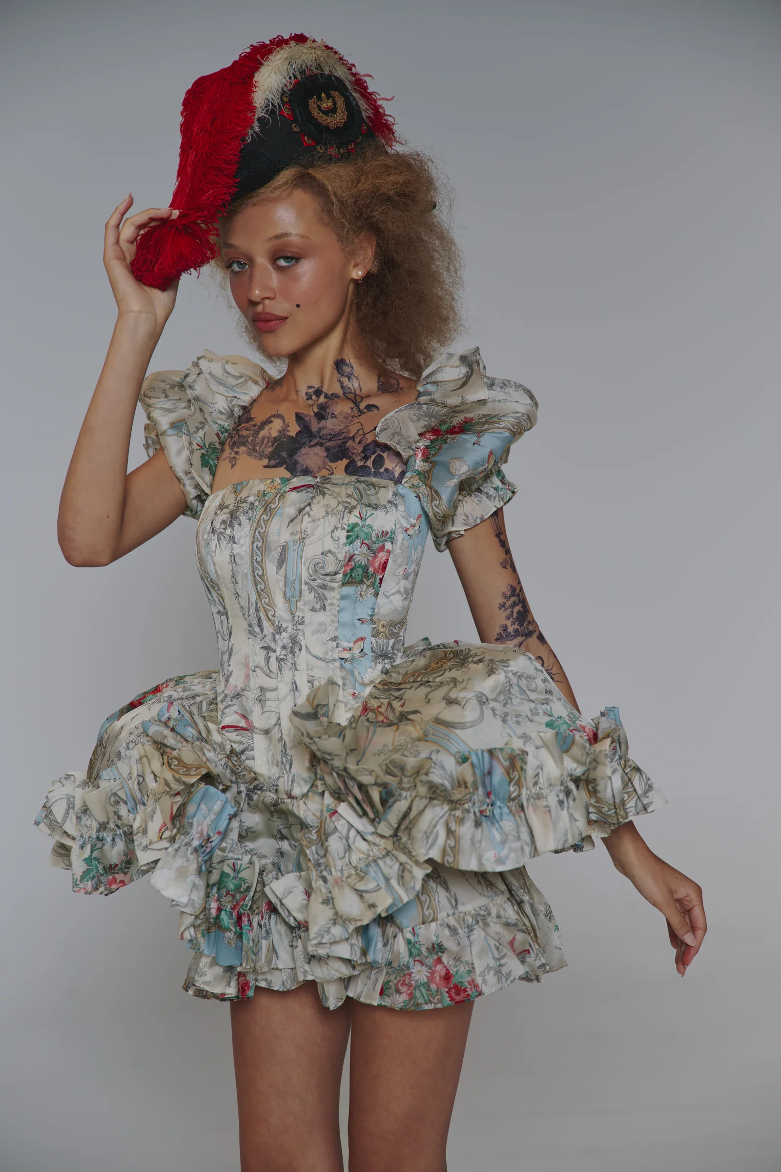 Paint the Town French Silk Countess Dress - Image 9