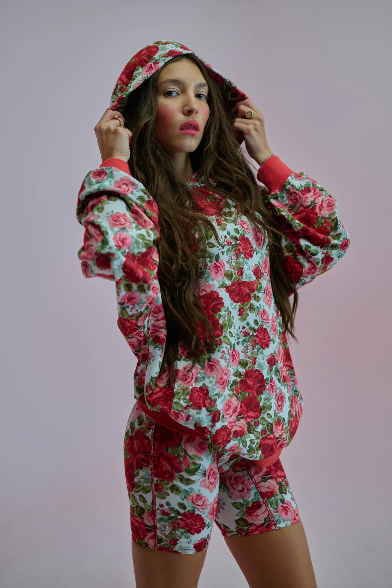 Roses Are Red Pillow Short Set - Image 10