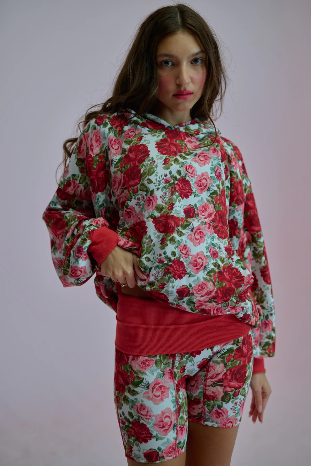 Roses Are Red Pillow Short Set - Image 11