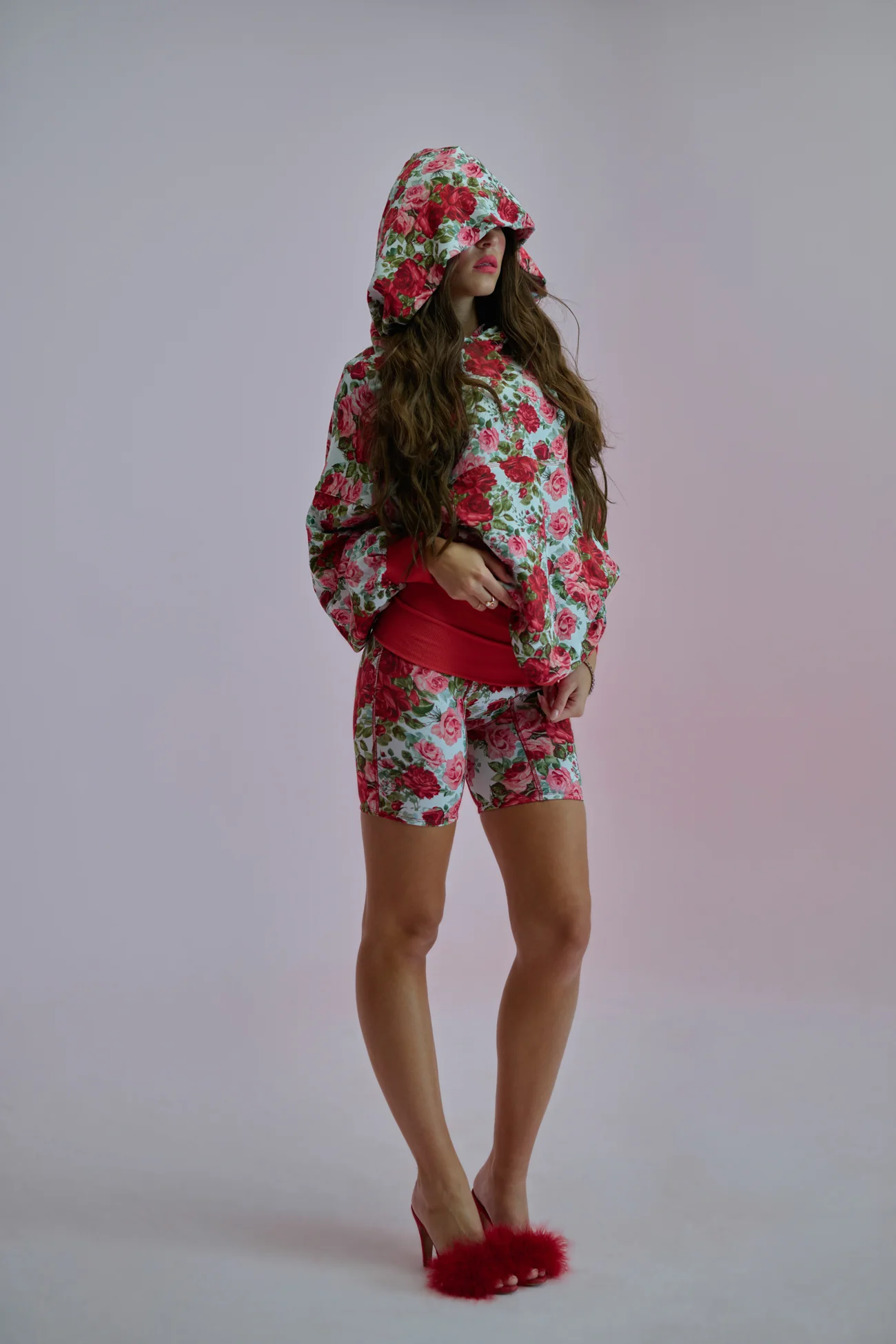 Roses Are Red Pillow Short Set - Image 3