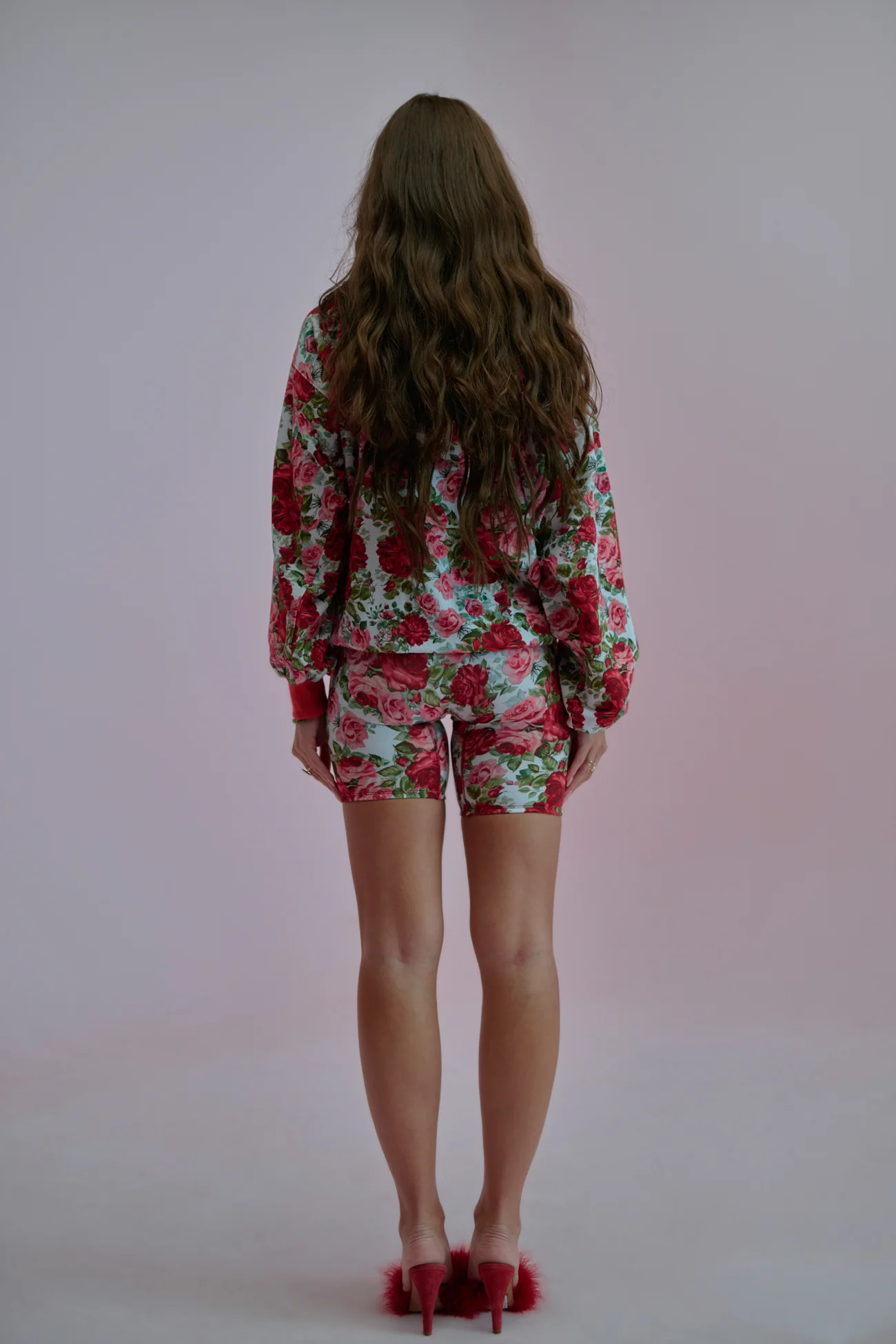 Roses Are Red Pillow Short Set - Image 4