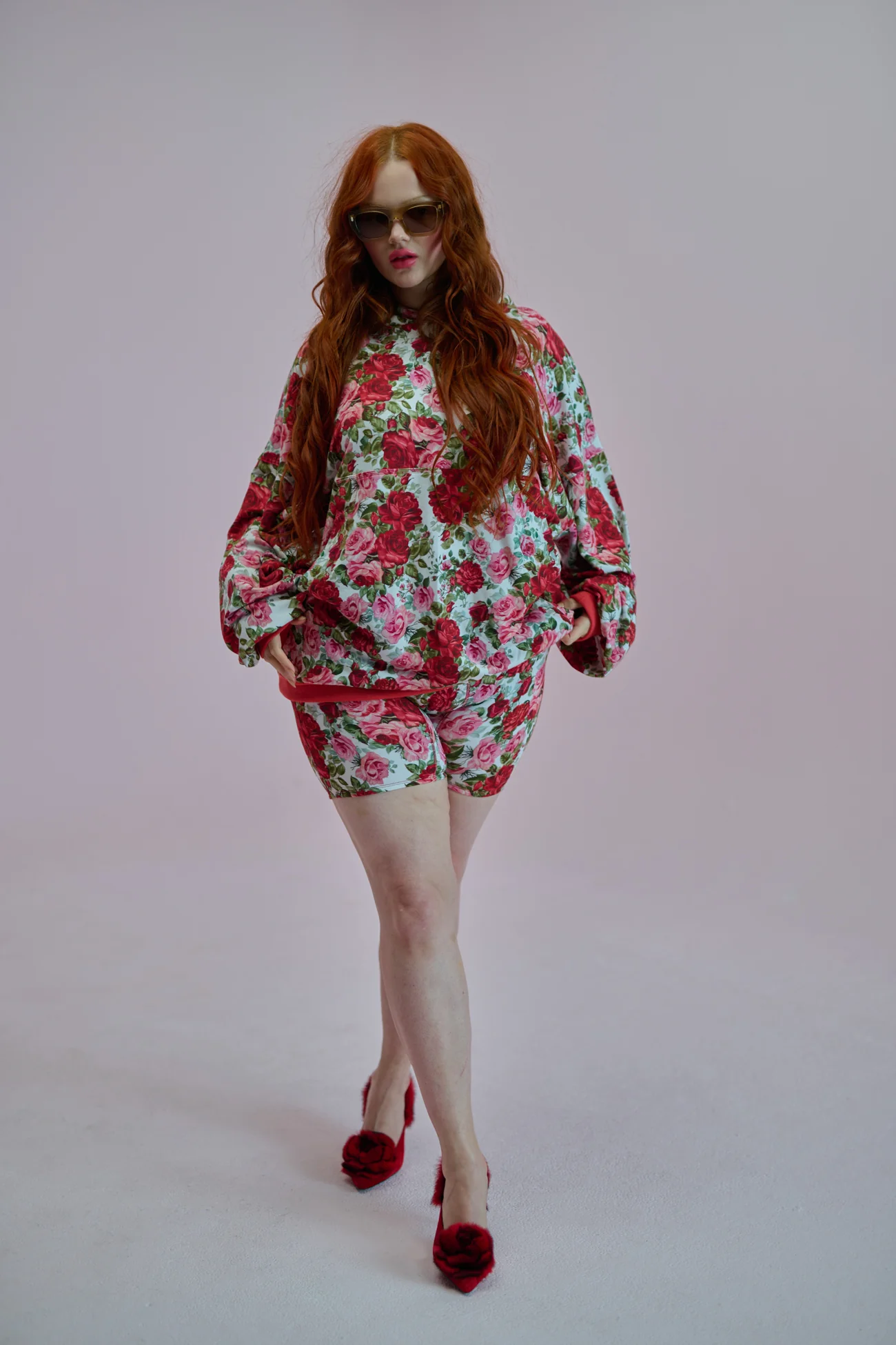 Roses Are Red Pillow Short Set - Image 6