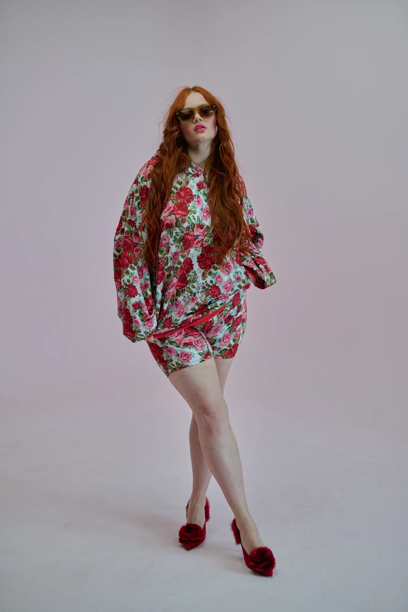 Roses Are Red Pillow Short Set - Image 9