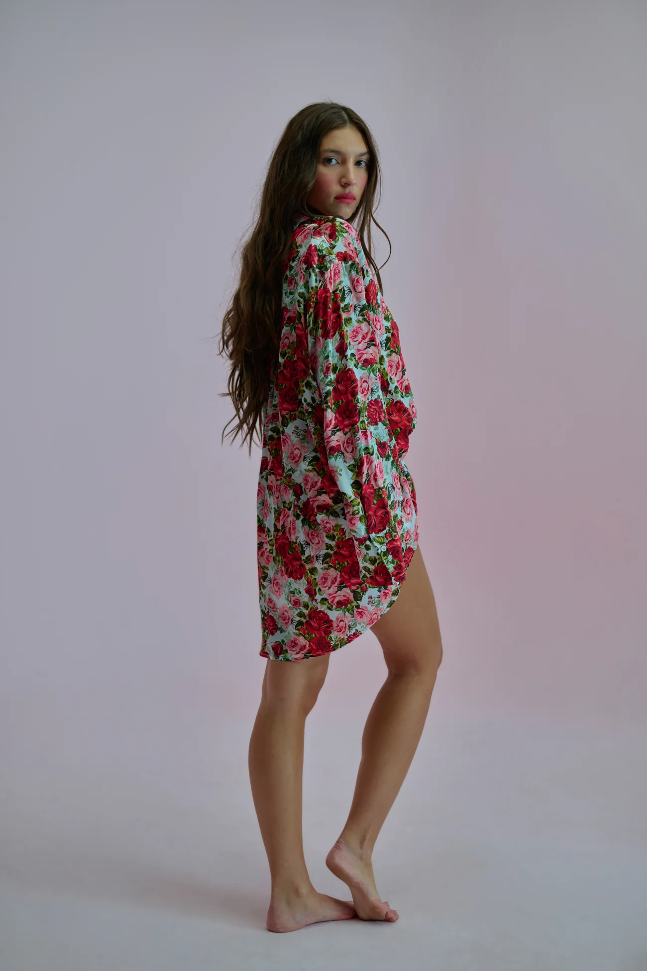 Roses Are Red Silk Slumber Party Set - Image 3