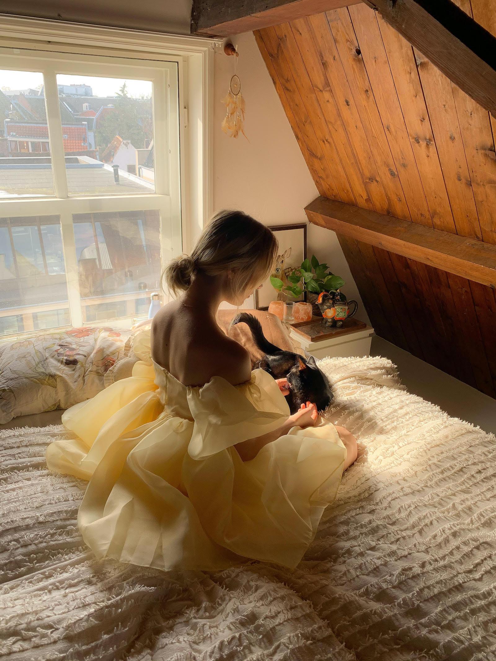 The Baby Banana Puff Dress - Image 11