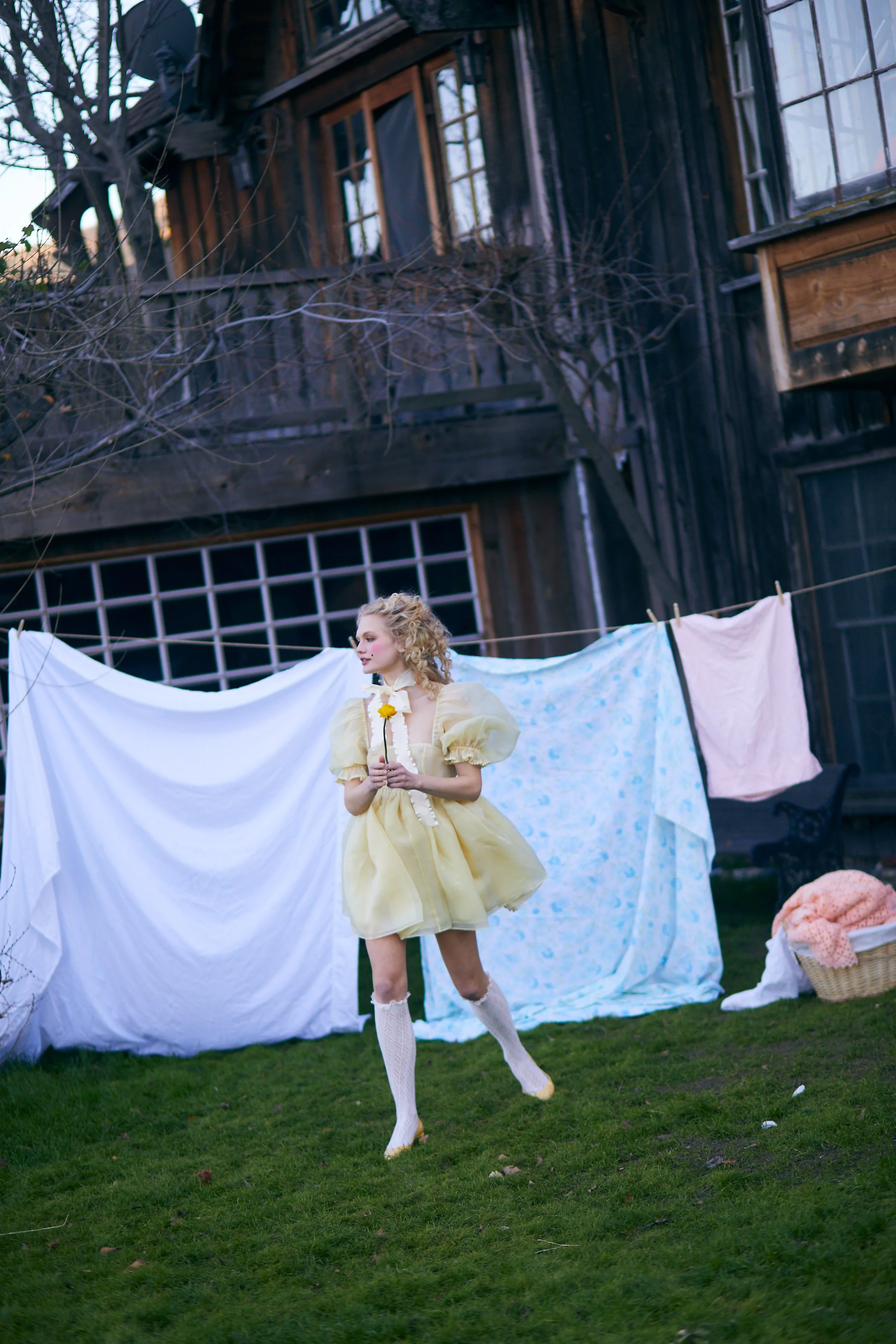 The Baby Banana Puff Dress - Image 19