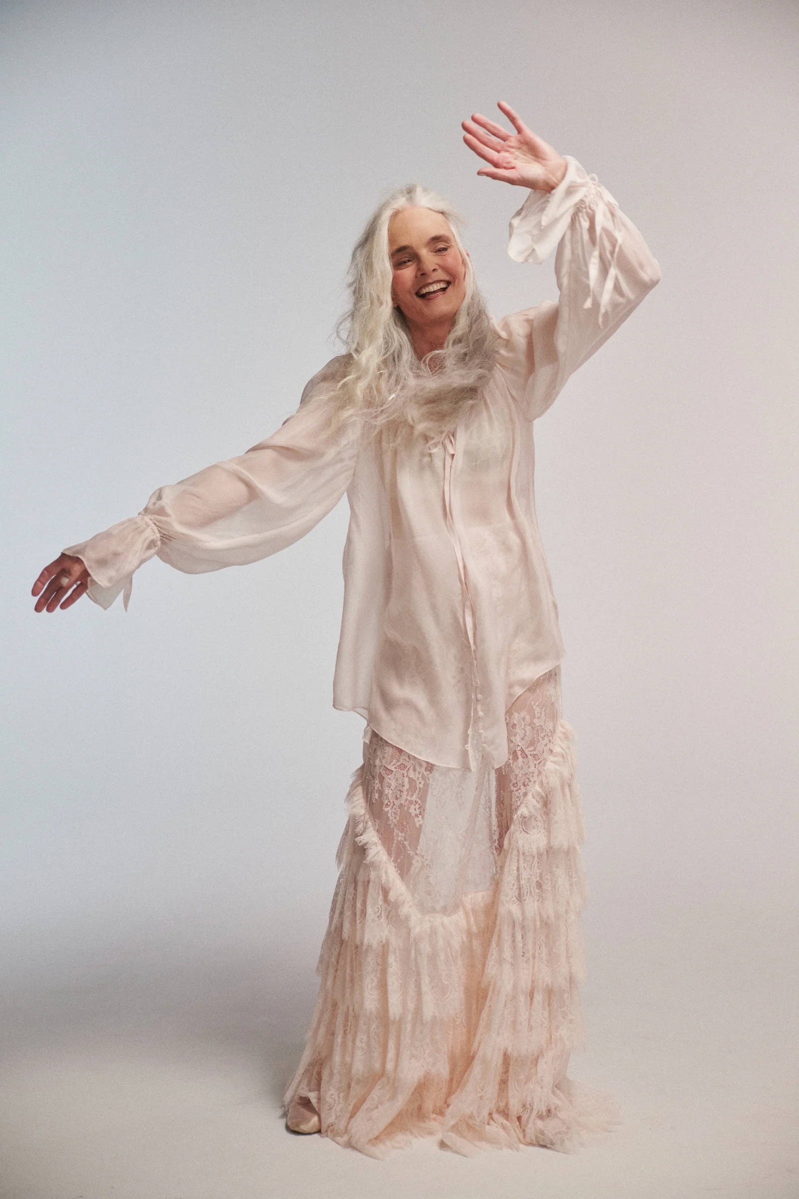 The Silk Blush Shakespeare Blouse - Image 10