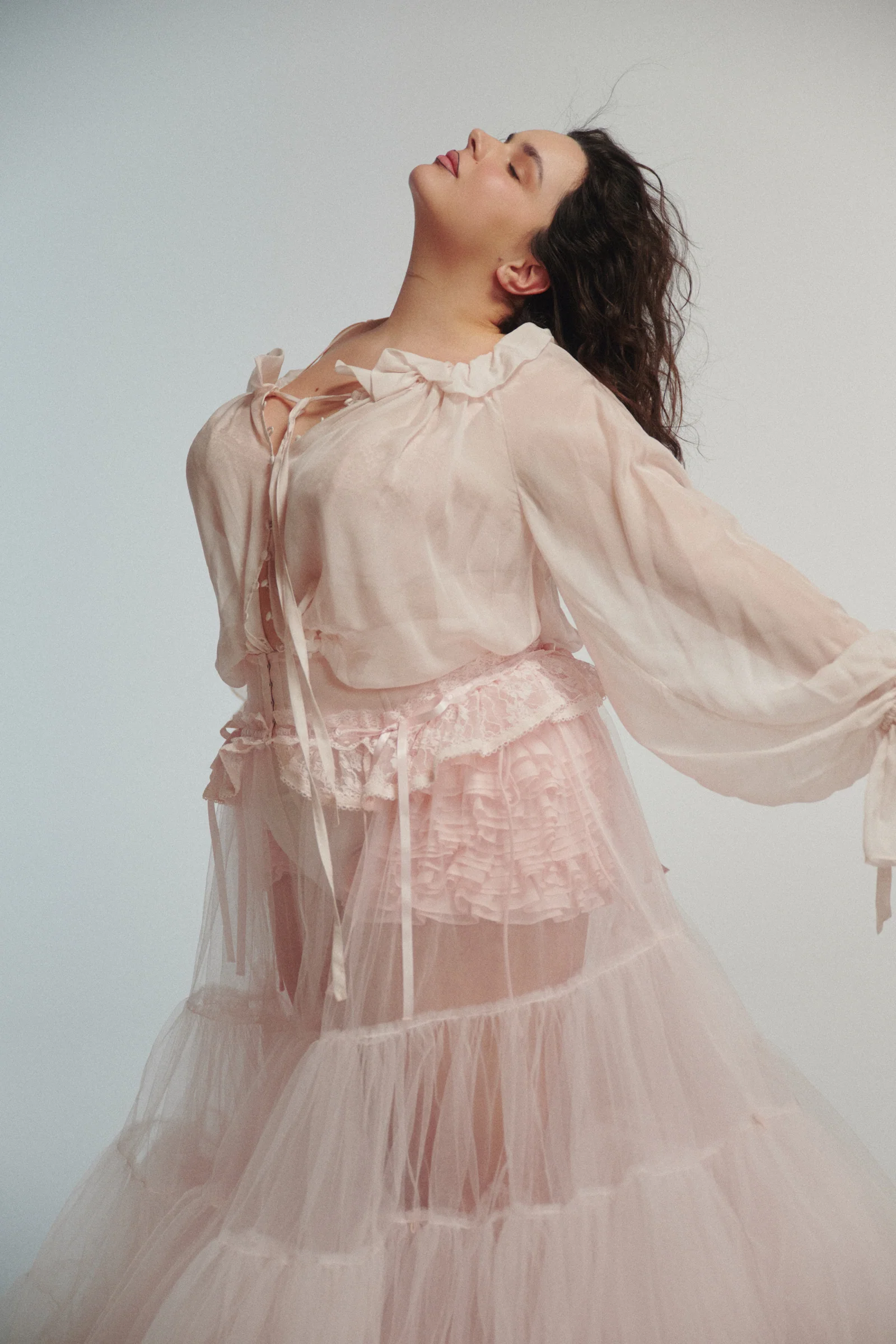 The Silk Blush Shakespeare Blouse - Image 12