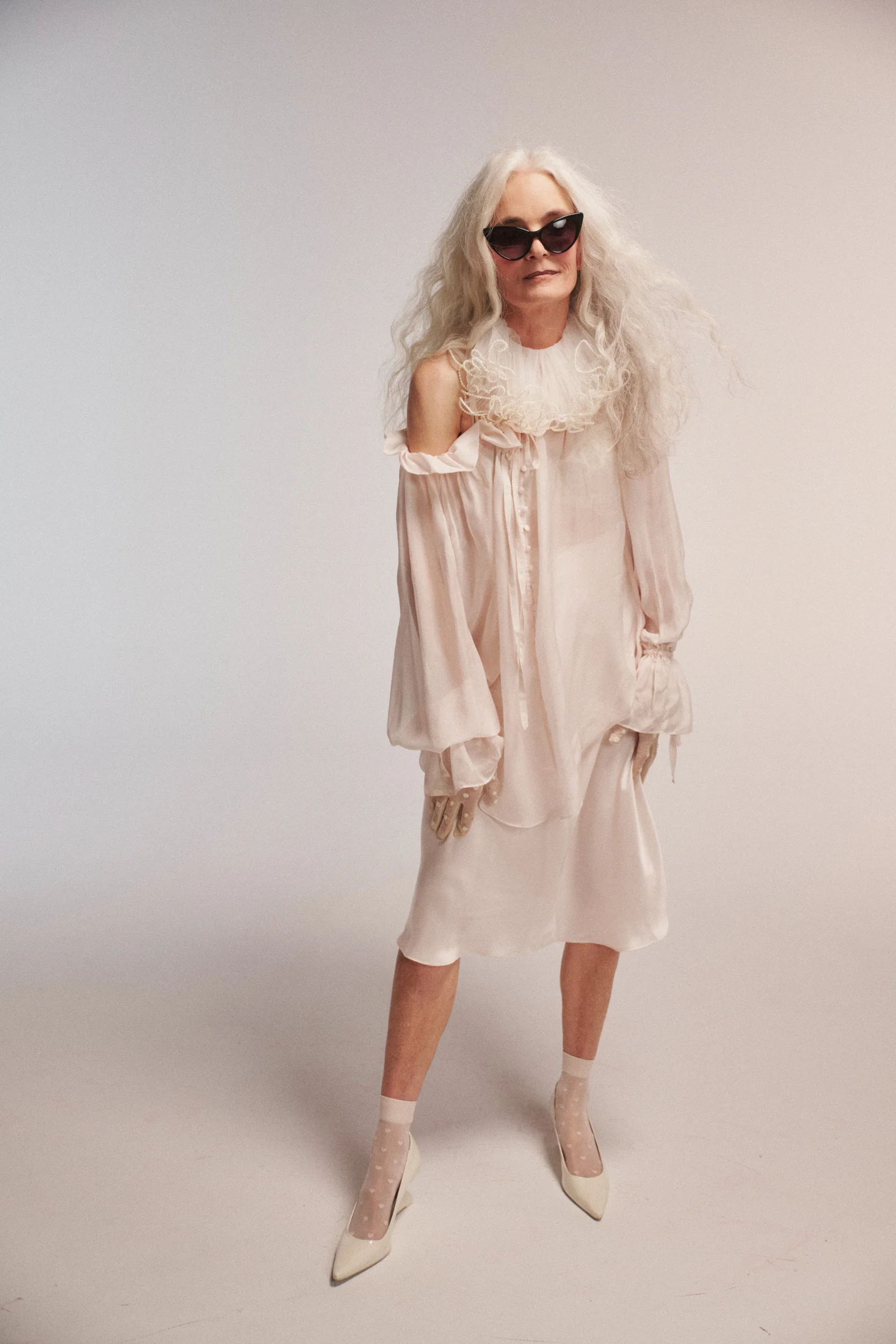 The Silk Blush Shakespeare Blouse - Image 7