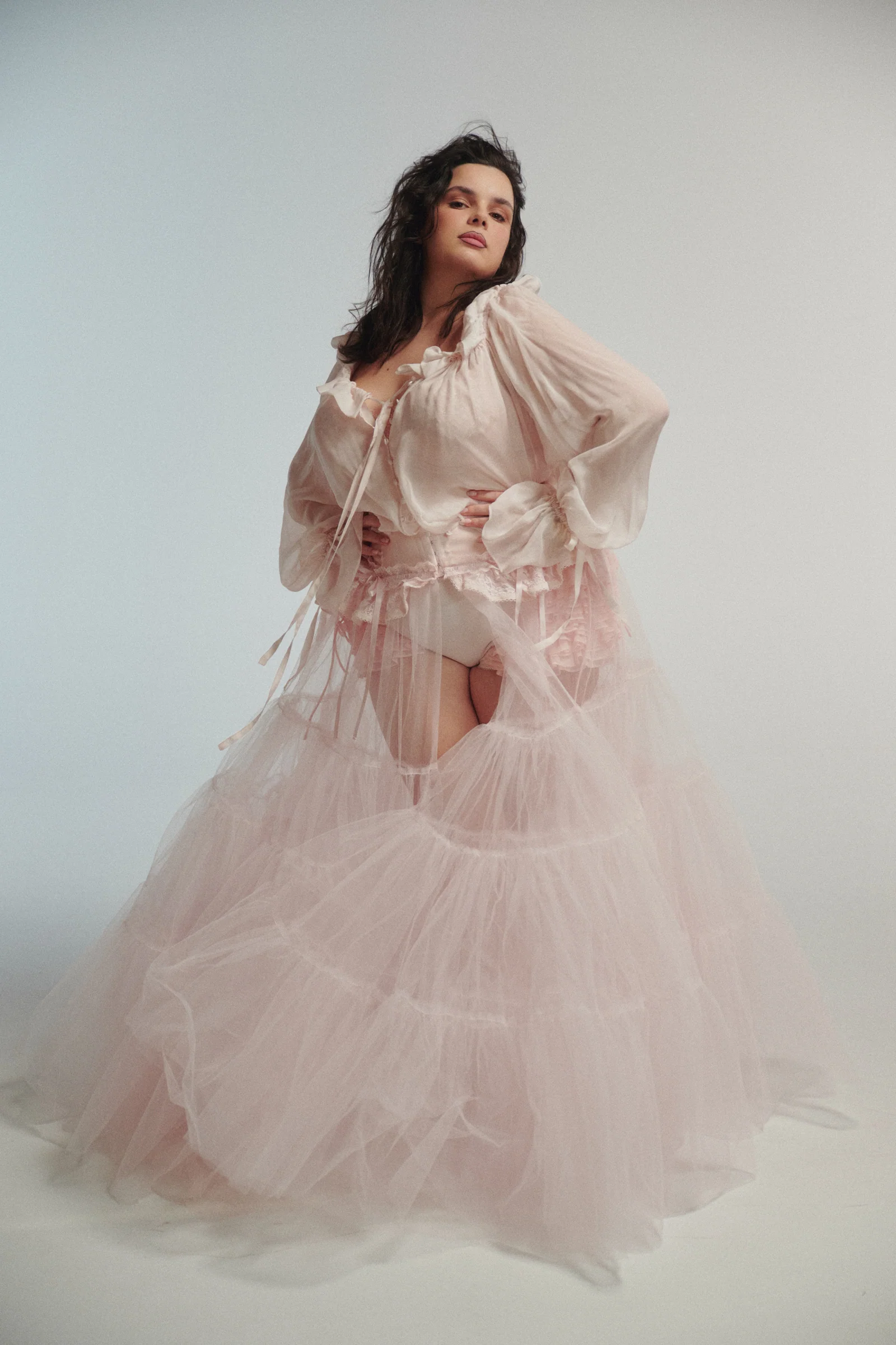 The Silk Blush Shakespeare Blouse - Image 8