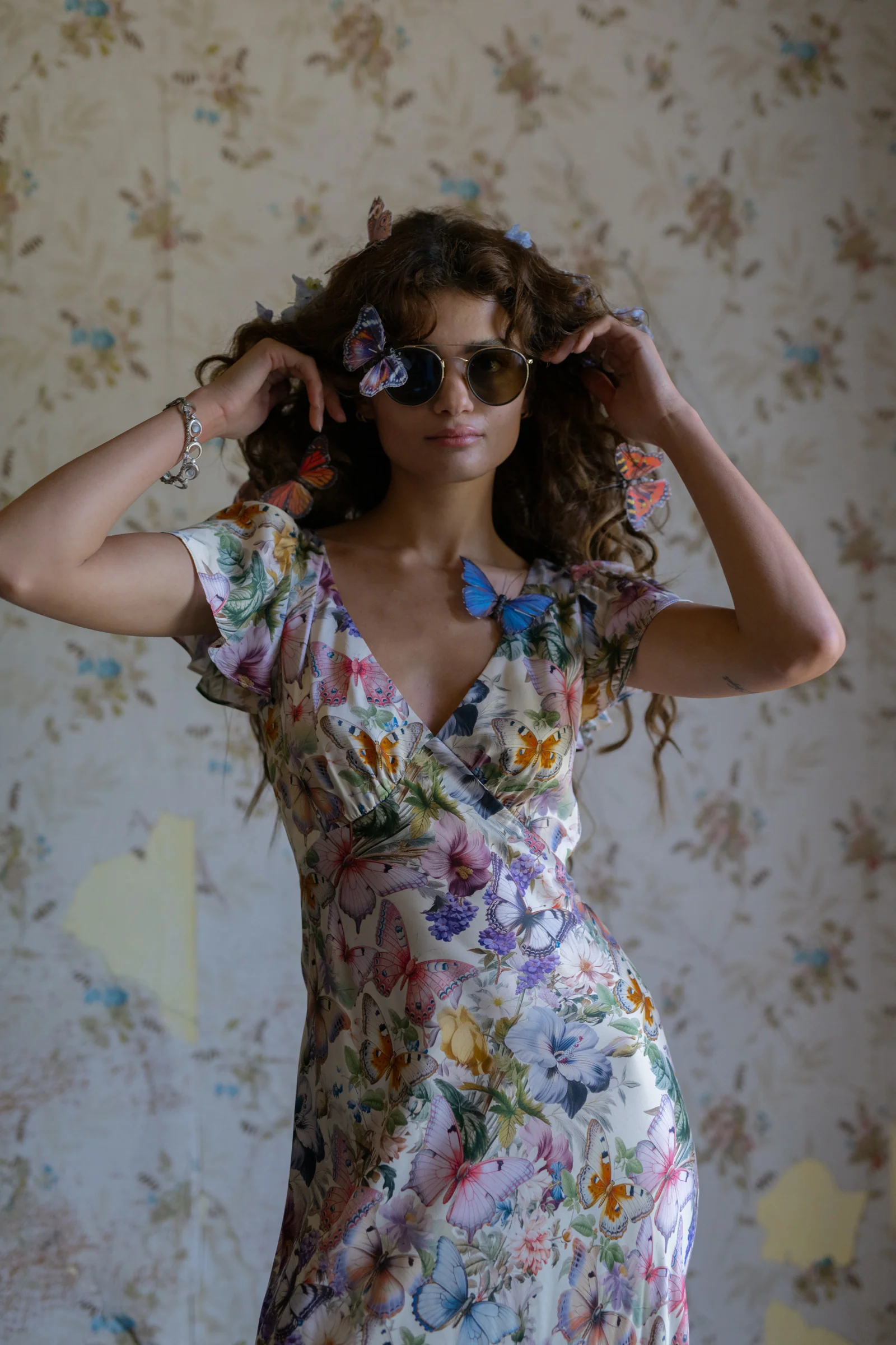 The Butterfly Botanics Flutter Slip Dress - Image 12