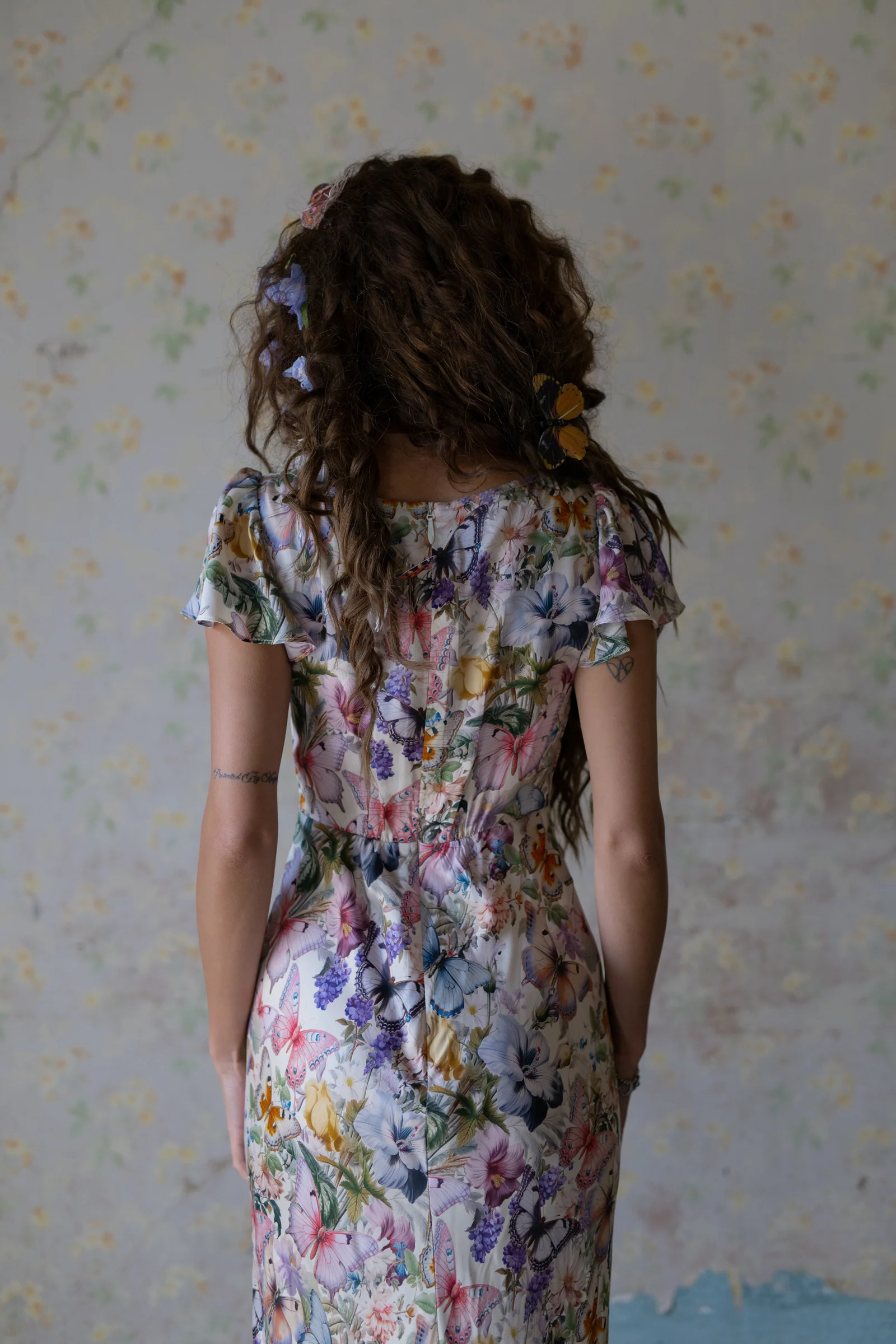 The Butterfly Botanics Flutter Slip Dress - Image 13