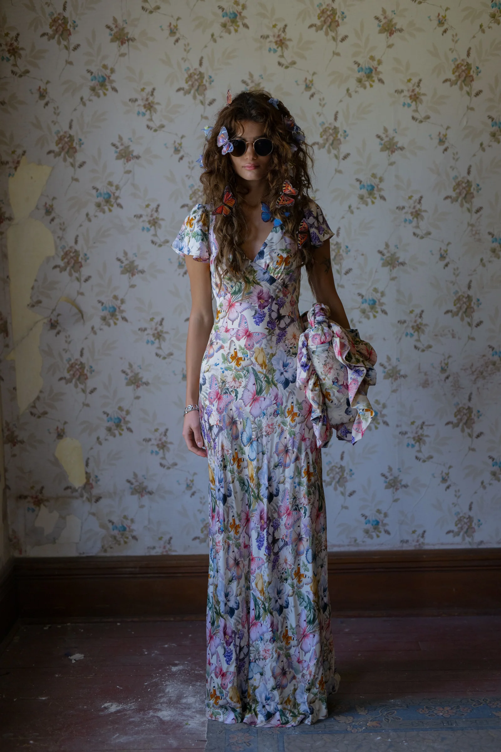 The Butterfly Botanics Flutter Slip Dress - Image 3