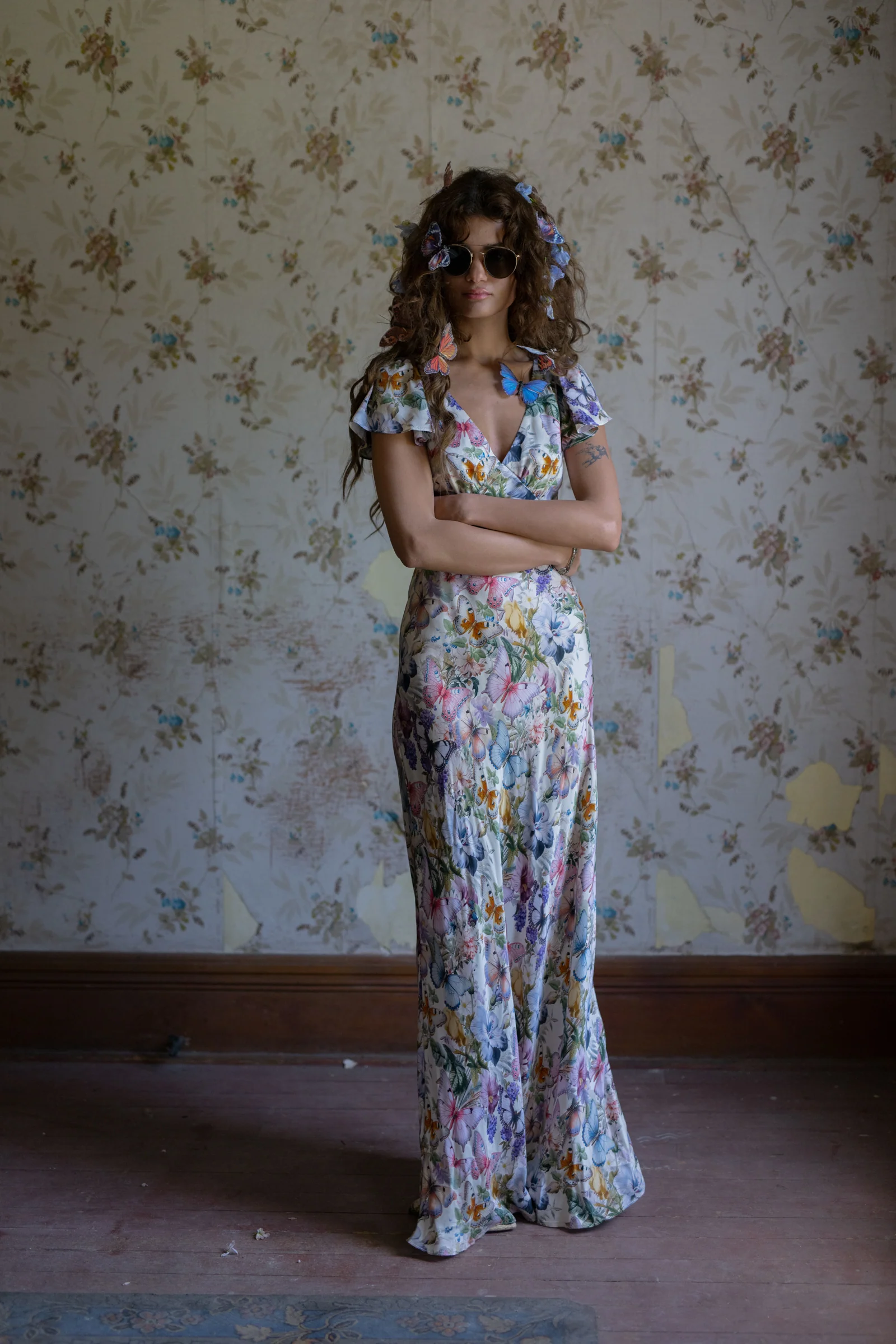 The Butterfly Botanics Flutter Slip Dress - Image 5