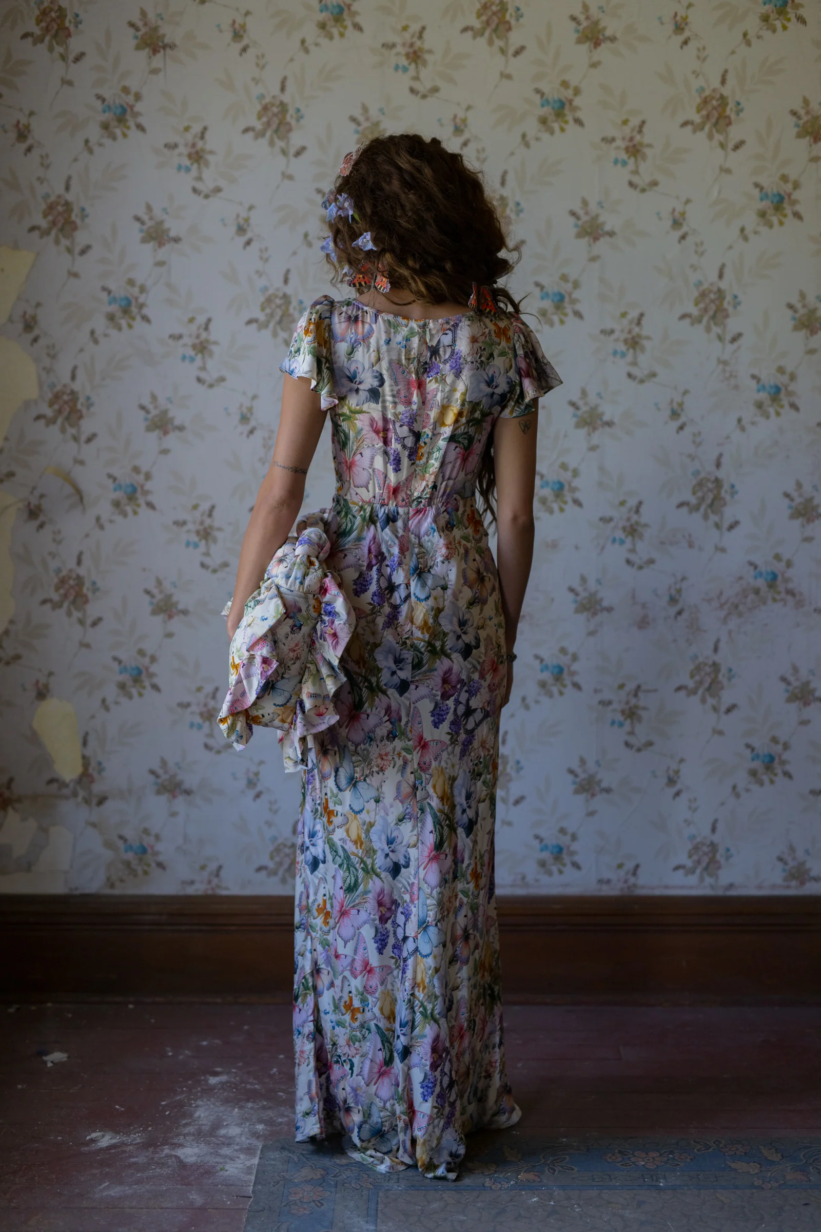 The Butterfly Botanics Flutter Slip Dress - Image 9