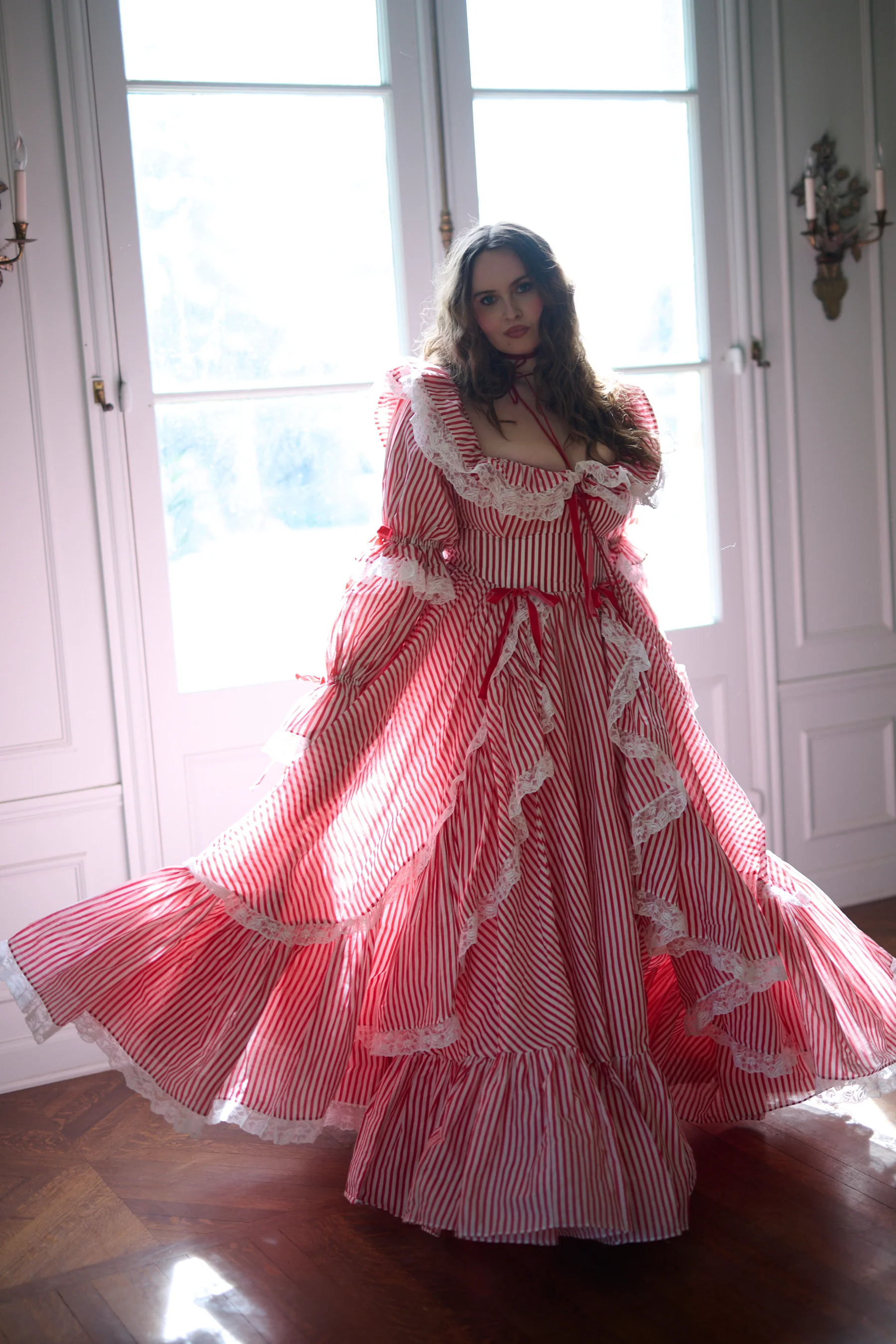The Candy Stripe Waltz Gown - Image 11