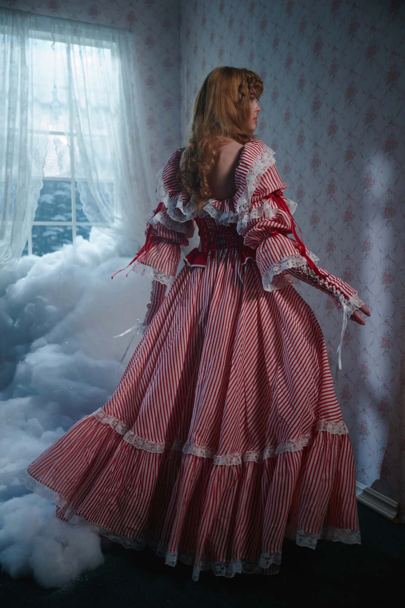 The Candy Stripe Waltz Gown - Image 4