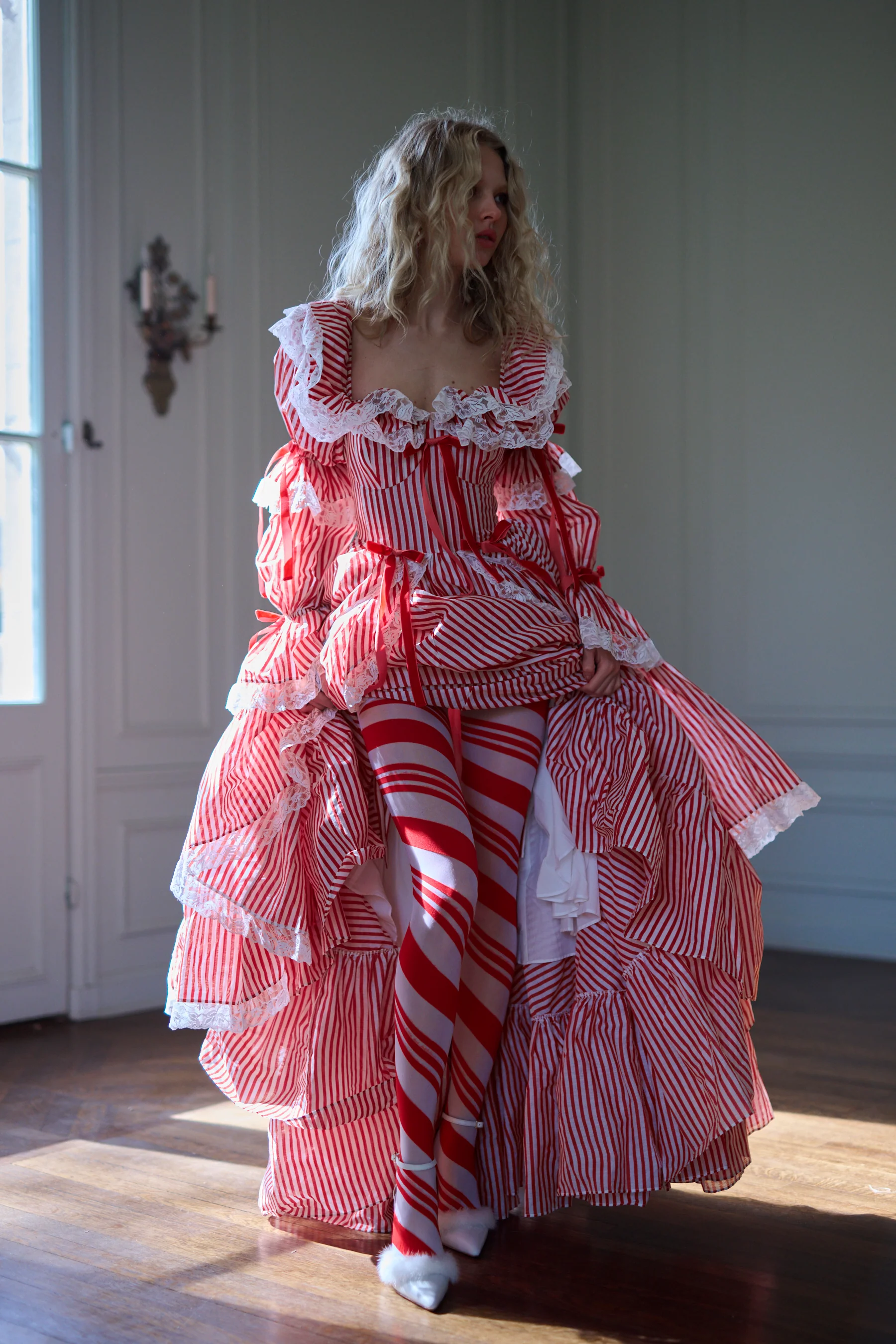 The Candy Stripe Waltz Gown - Image 6