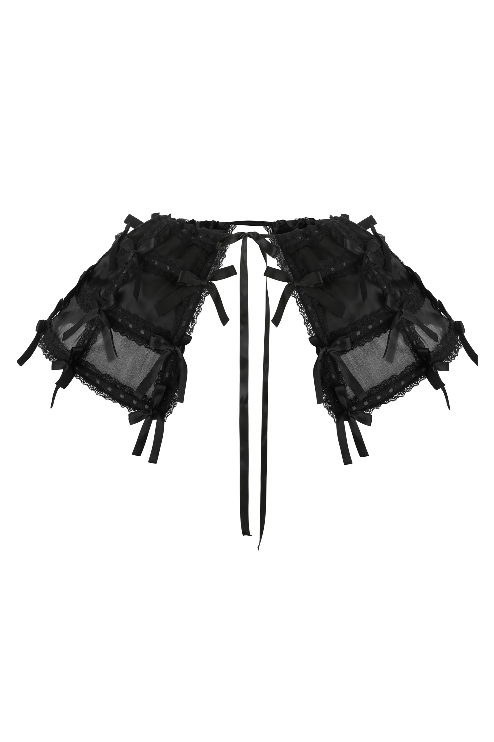 The Silk Satin Caviar Gossamer Pannier - Image 13