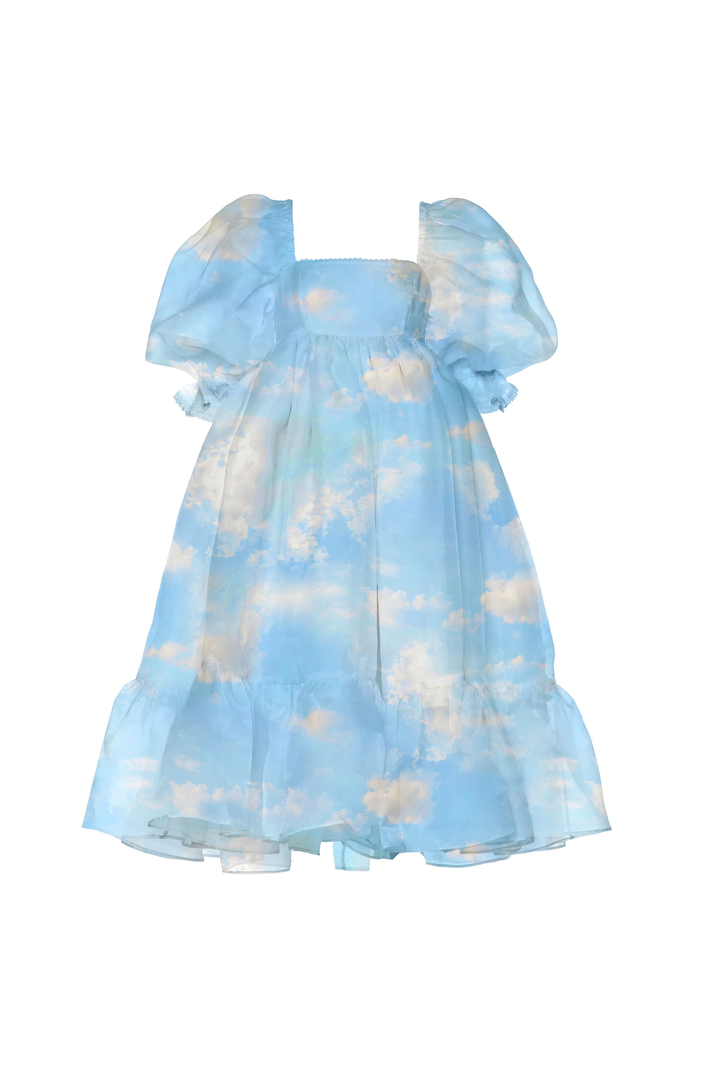 Head in the Clouds French Puff Dress - Image 3