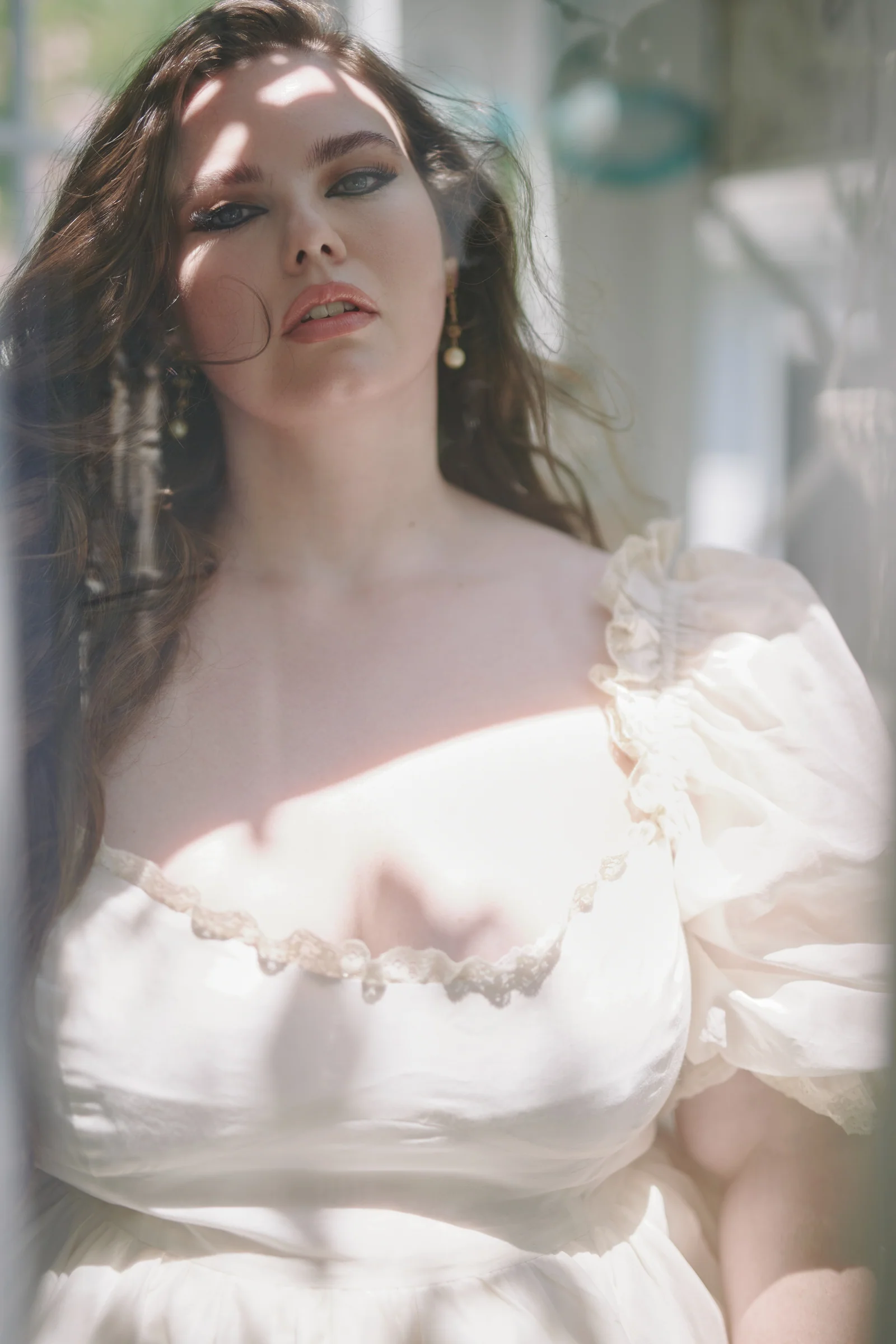 The Cream Silk Organdy Tree Hugger Dress - Image 10