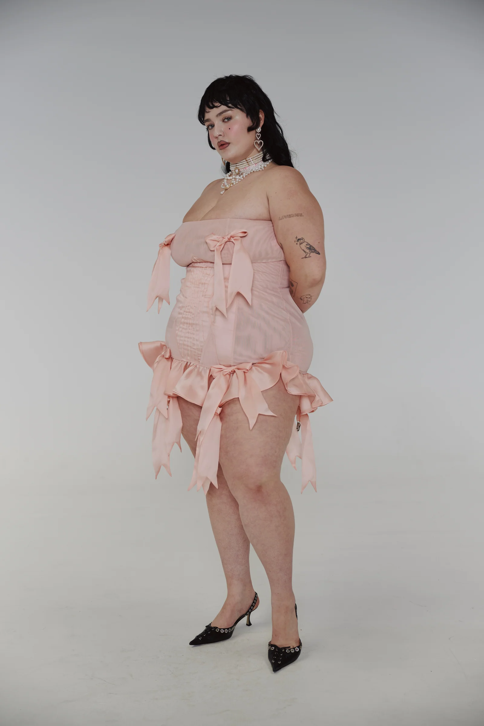 The Silk Boudoir Flasher Dress - Image 5
