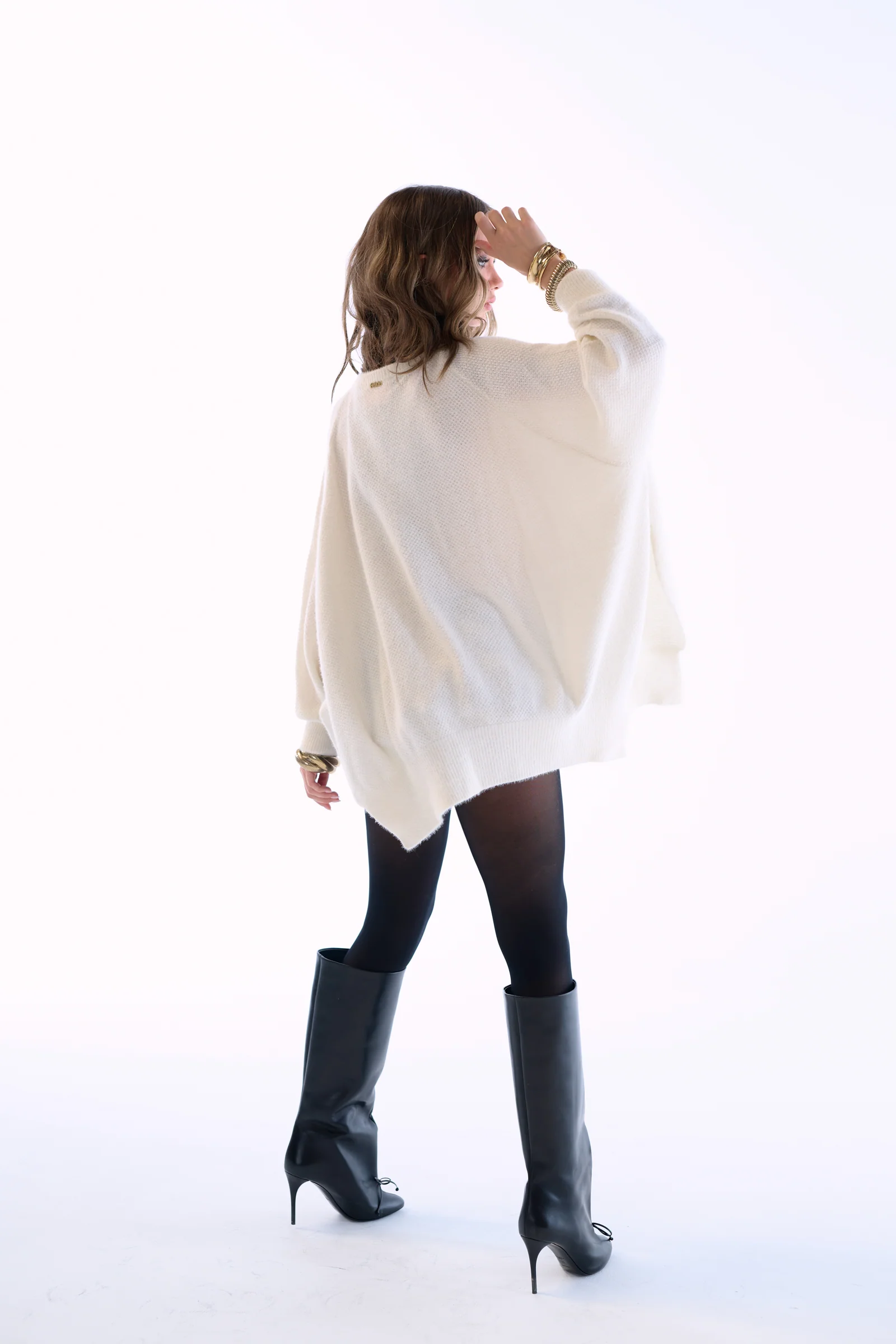 The Ivory Ballet Fuzz Sweater - Image 5
