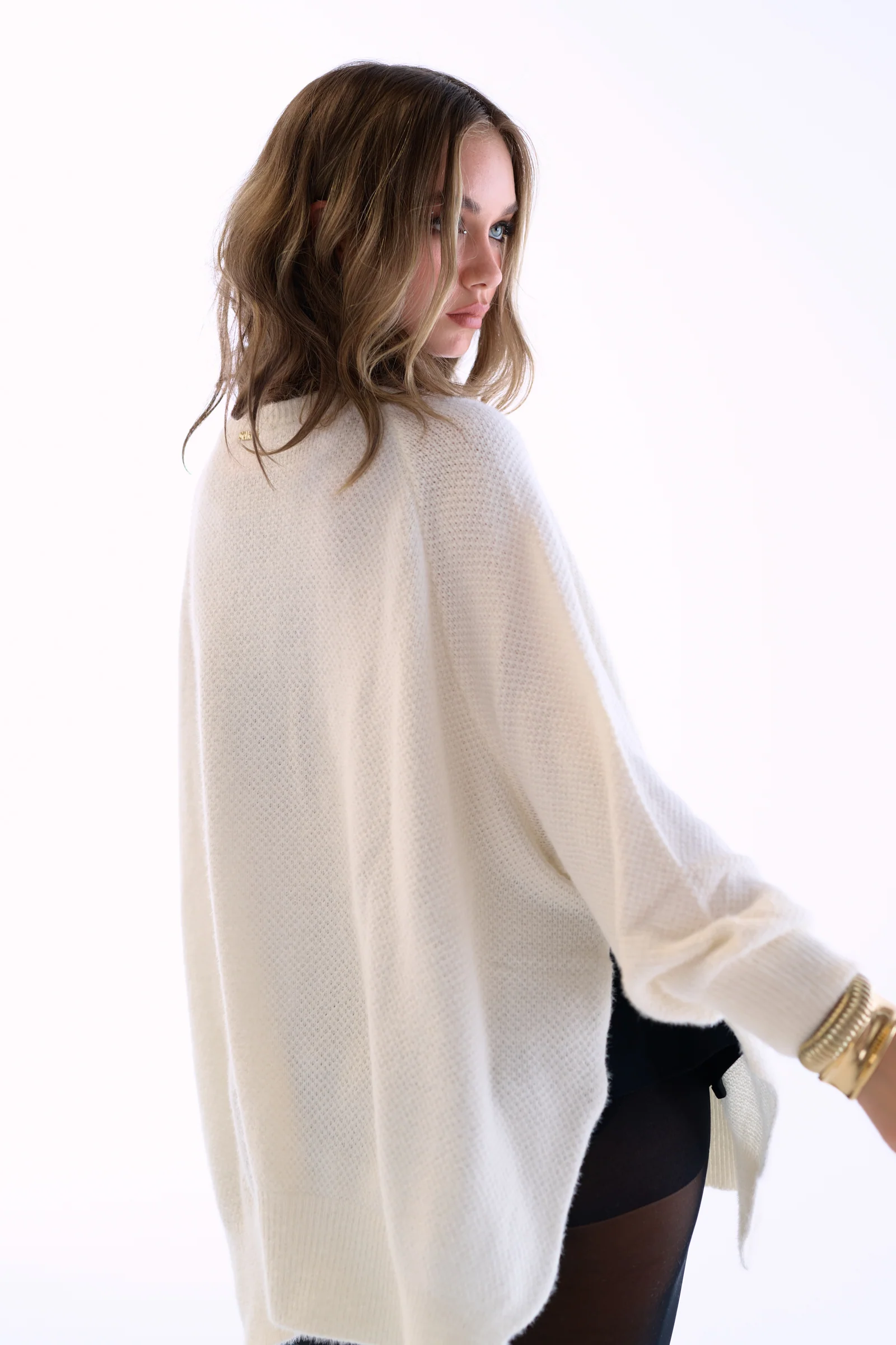 The Ivory Ballet Fuzz Sweater - Image 7