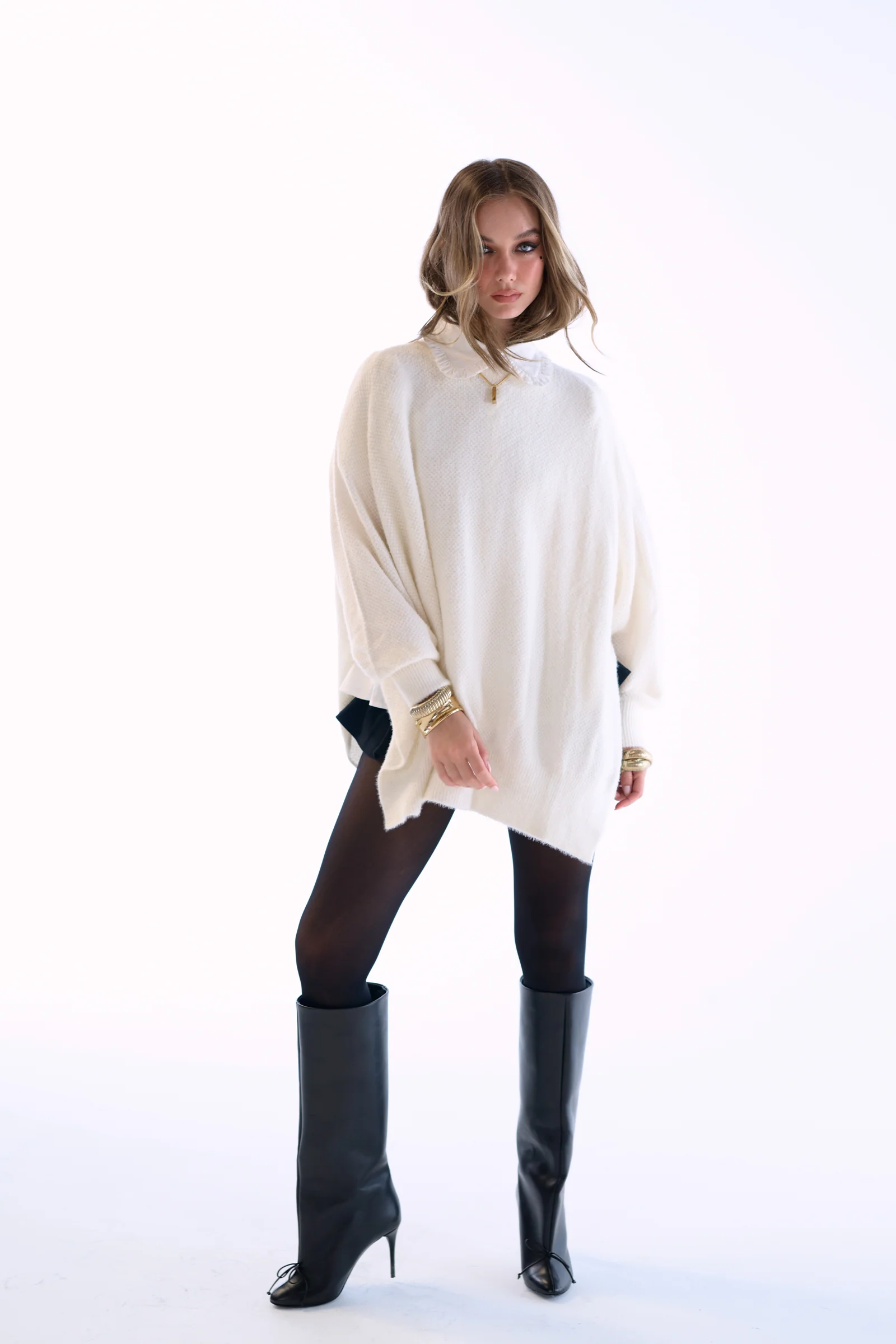 The Ivory Ballet Fuzz Sweater - Image 8