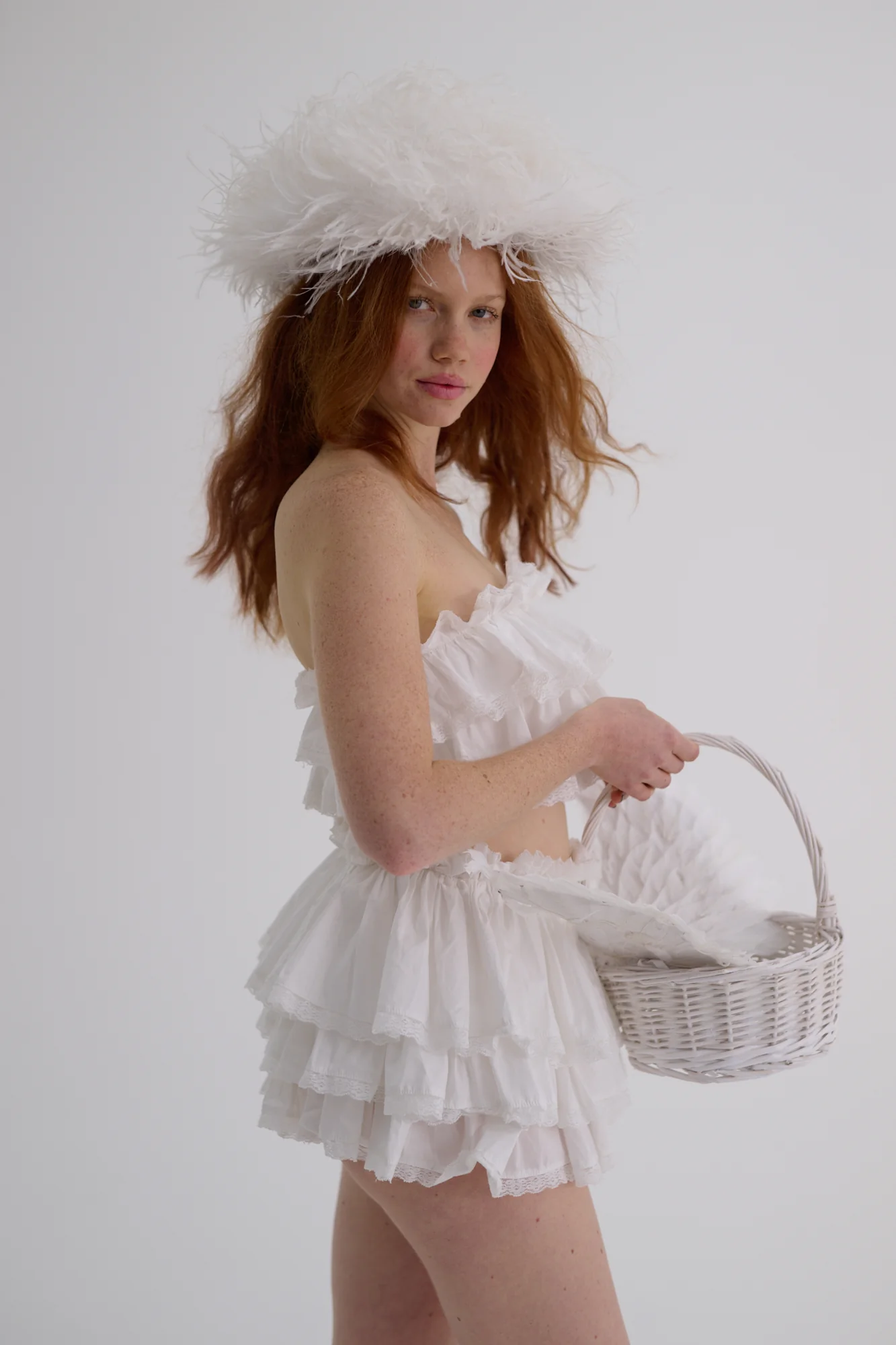 The Ivory Cotton Dauphine Knickers - Image 12