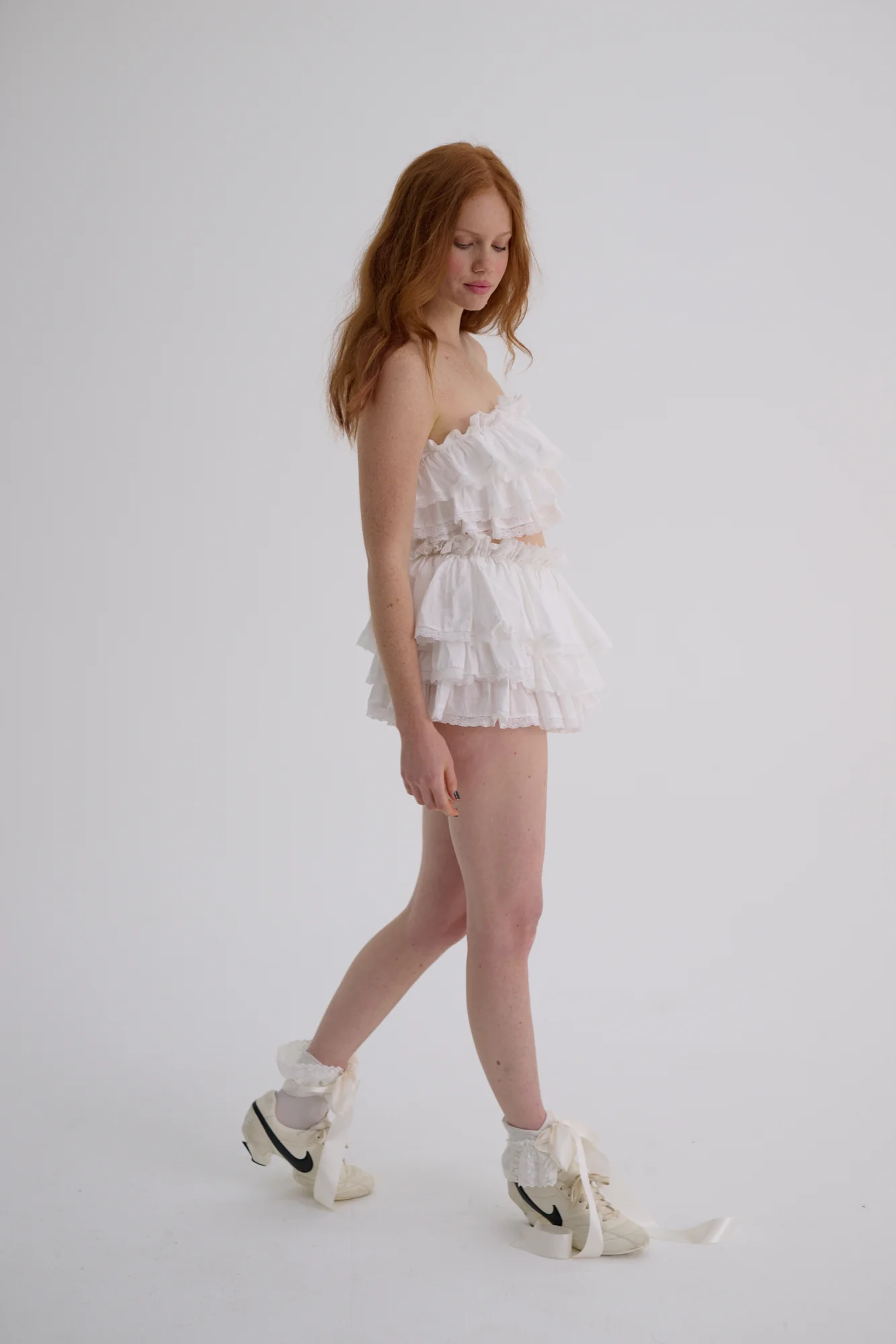 The Ivory Cotton Dauphine Knickers - Image 15