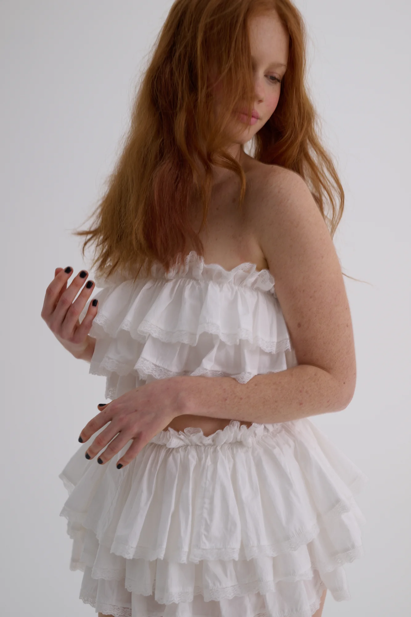 The Ivory Cotton Dauphine Knickers - Image 16