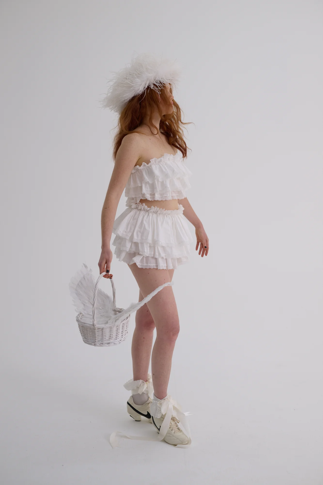 The Ivory Cotton Dauphine Knickers - Image 9