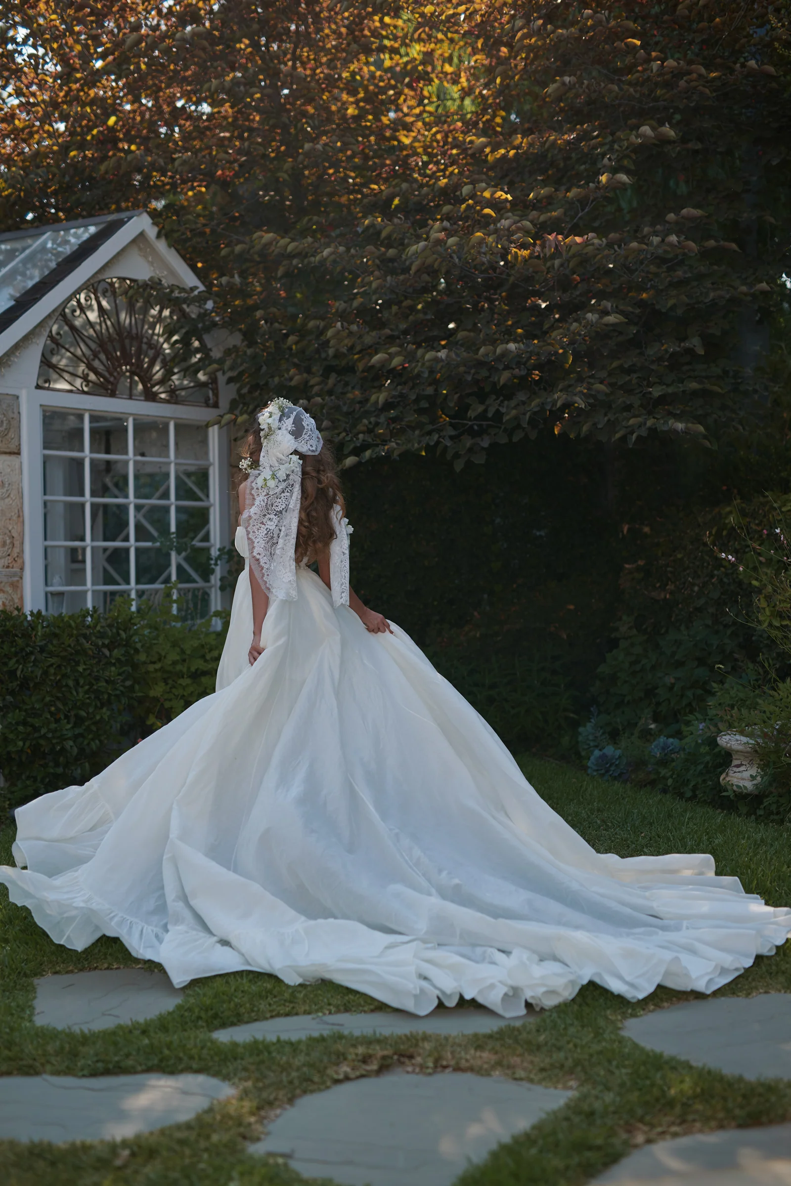 The Ivory Organdy Destination Gown - Image 14
