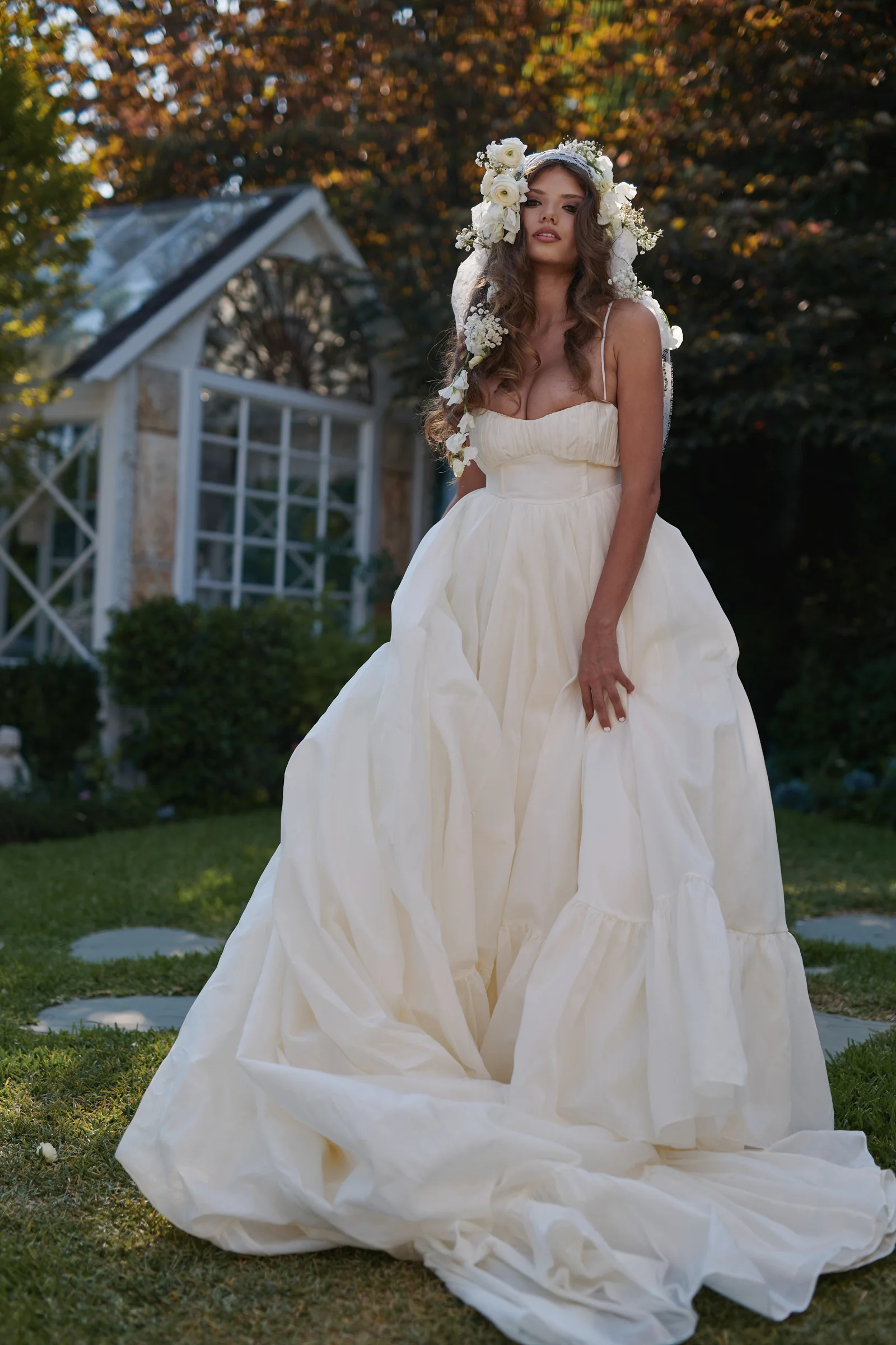The Ivory Organdy Destination Gown - Image 3