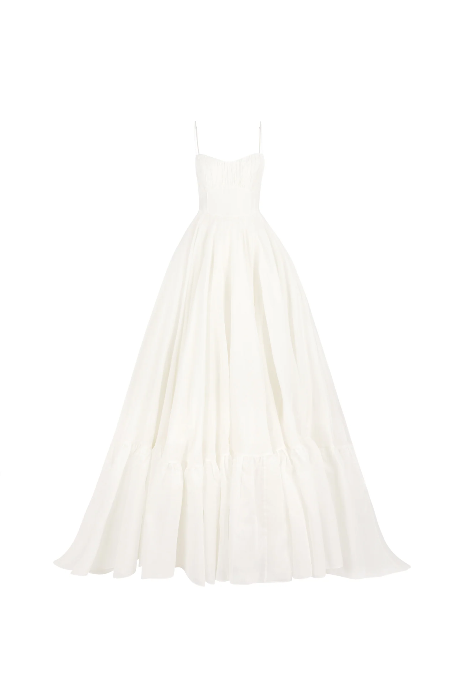 The Ivory Organdy Destination Gown - Image 5