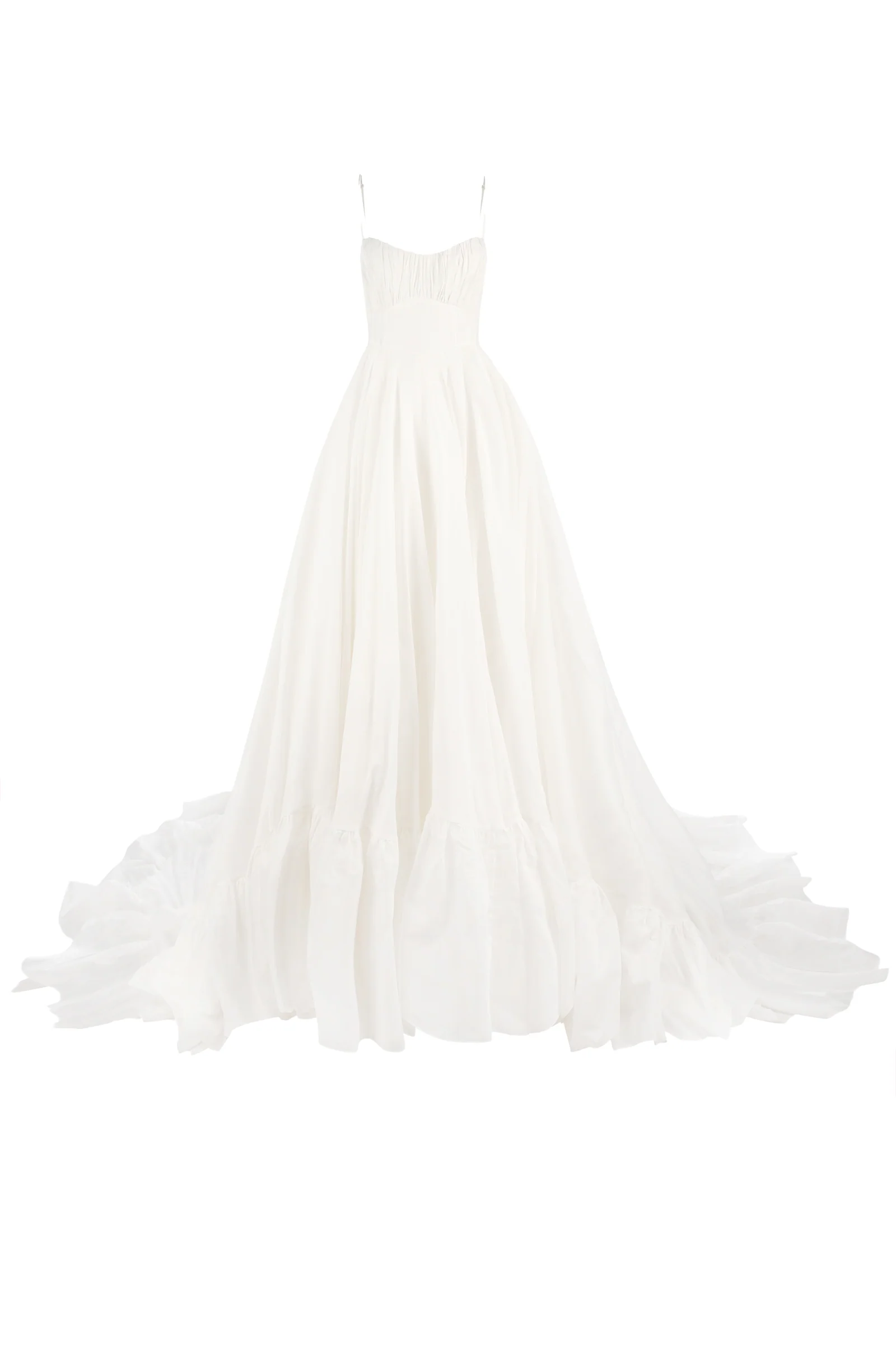 The Ivory Organdy Destination Gown - Image 6