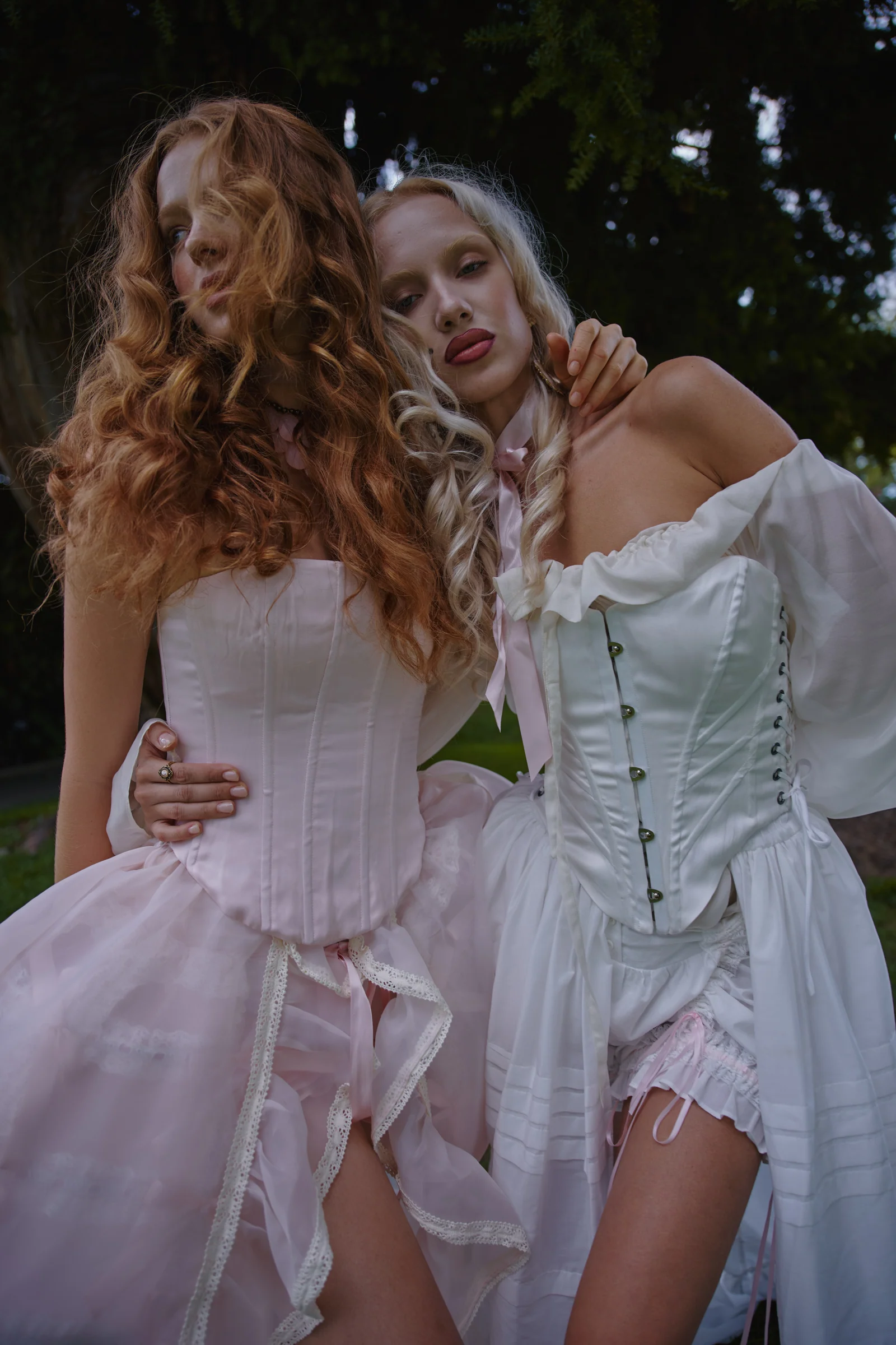 The Silk Vanilla Lagoon Corset - Image 21