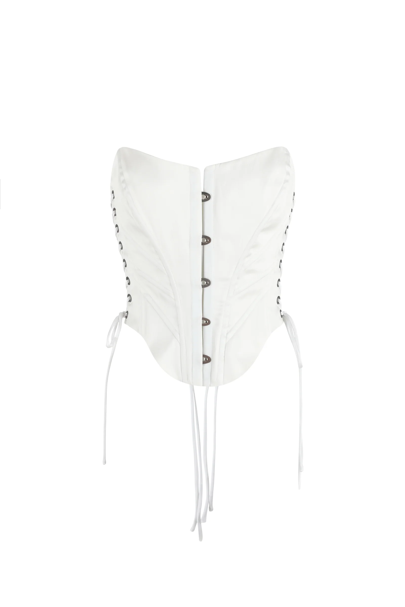 The Silk Vanilla Lagoon Corset - Image 5