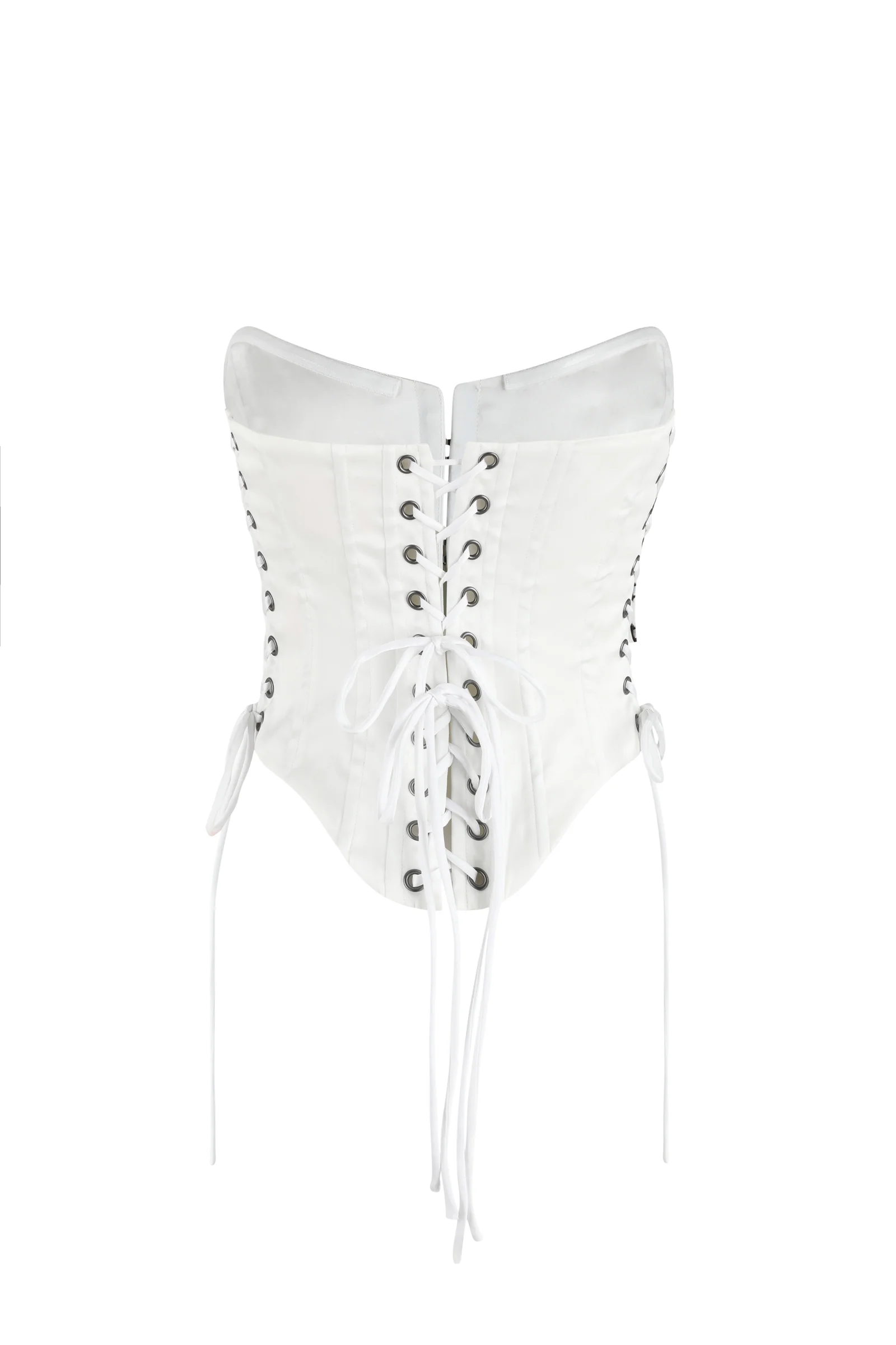 The Silk Vanilla Lagoon Corset - Image 9